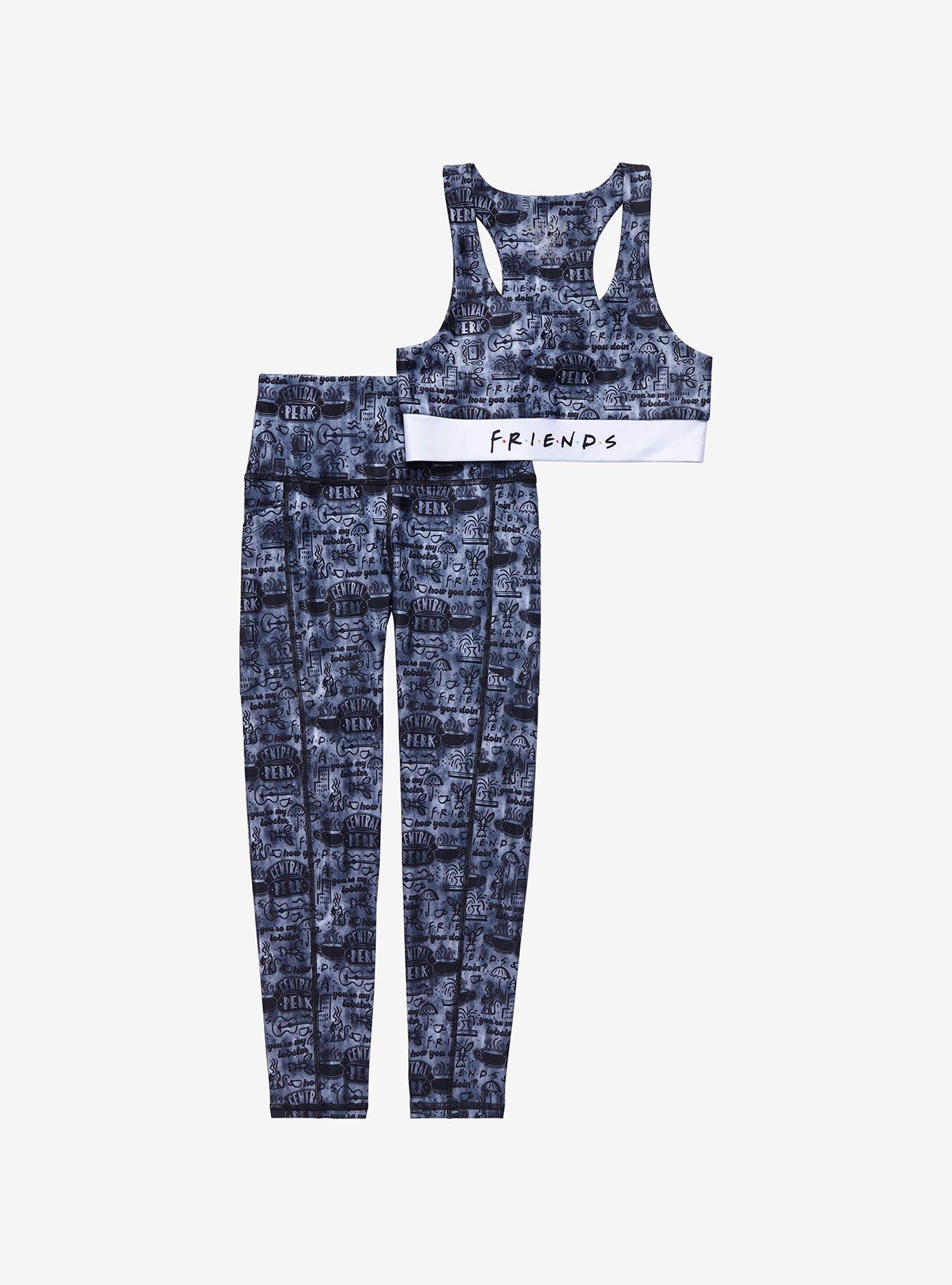 Friends Icons Women&rsquo;s Athletic Leggings, GREY, alternate