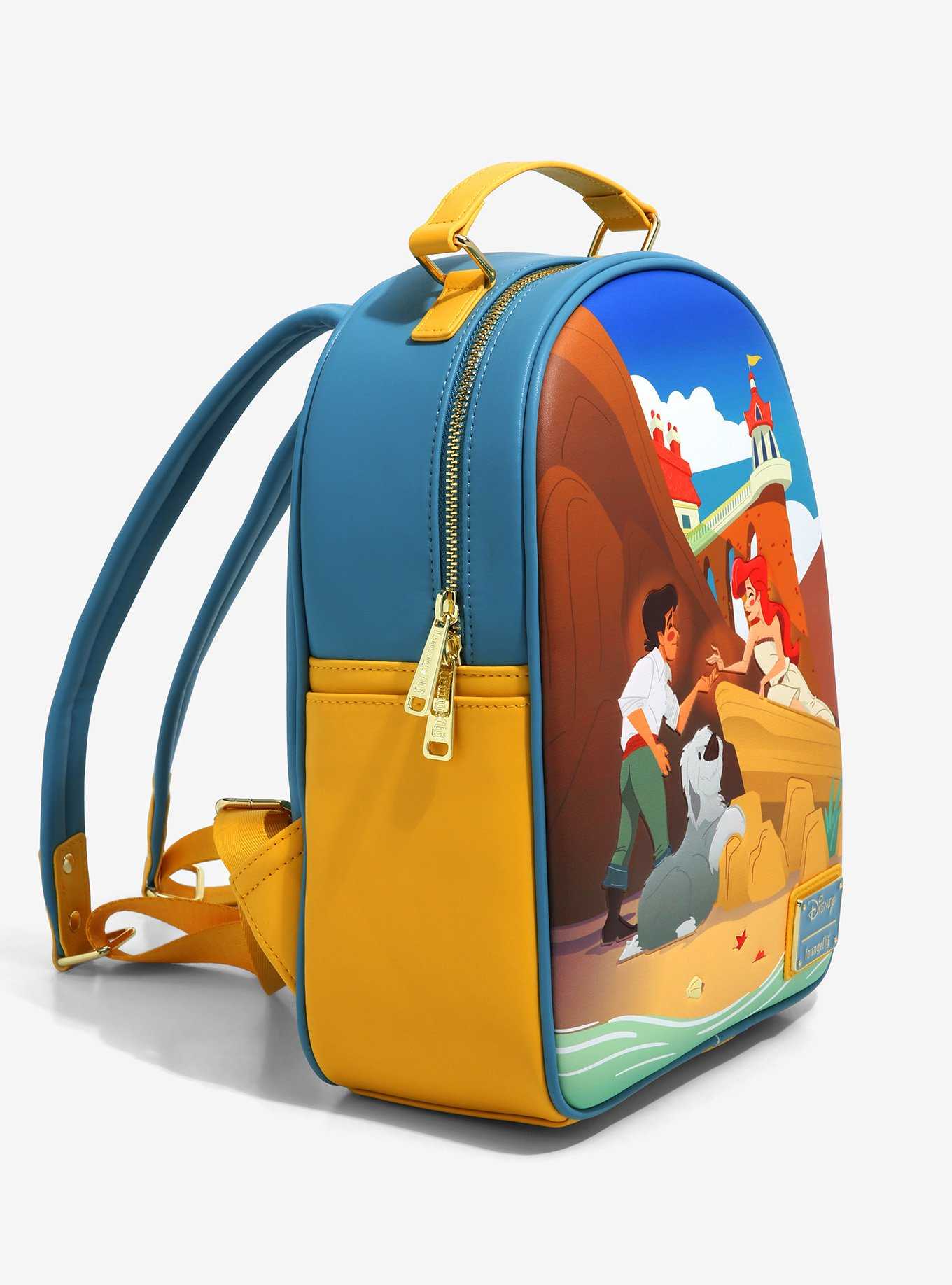 Loungefly Disney The Little Mermaid Ariel & Eric Beach Mini Backpack - BoxLunch Exclusive , , hi-res