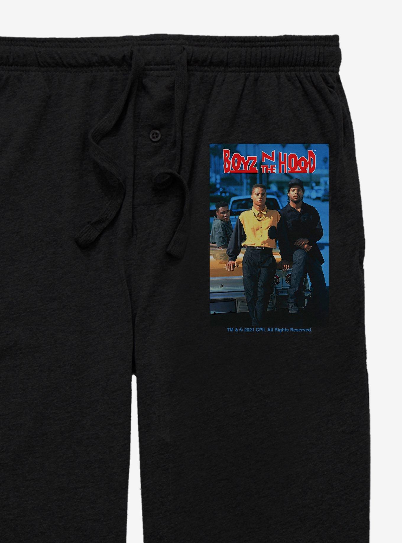 Boyz N The Hood Movie Poster Pajama Pants, BLACK, alternate