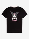 Sanrio My Melody & Kuromi Contrast T-Shirt - BoxLunch Exclusive, BLACK, alternate