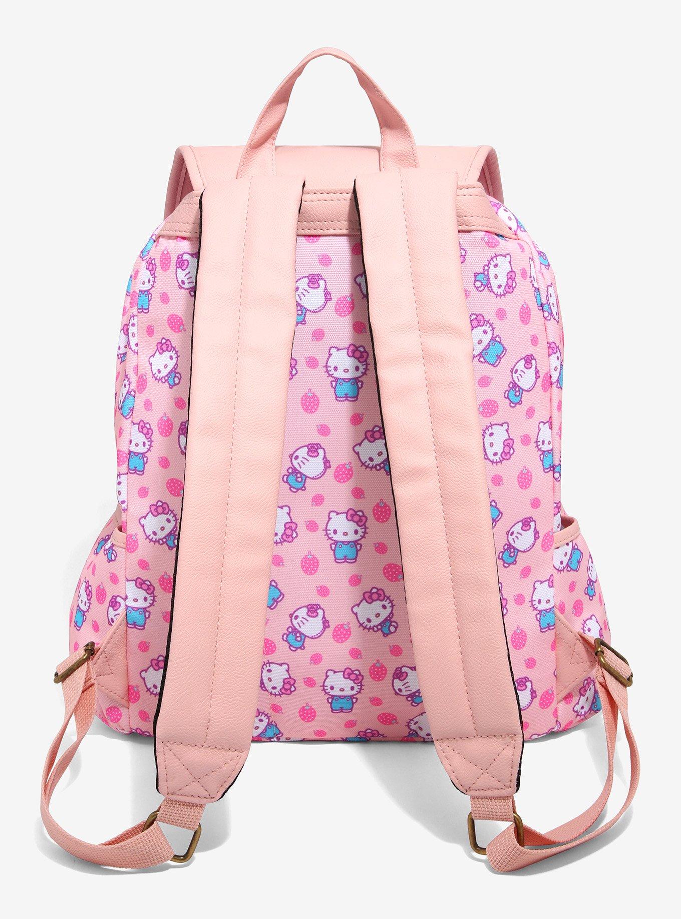 Loungefly Hello Kitty Strawberry Slouch Backpack, , alternate