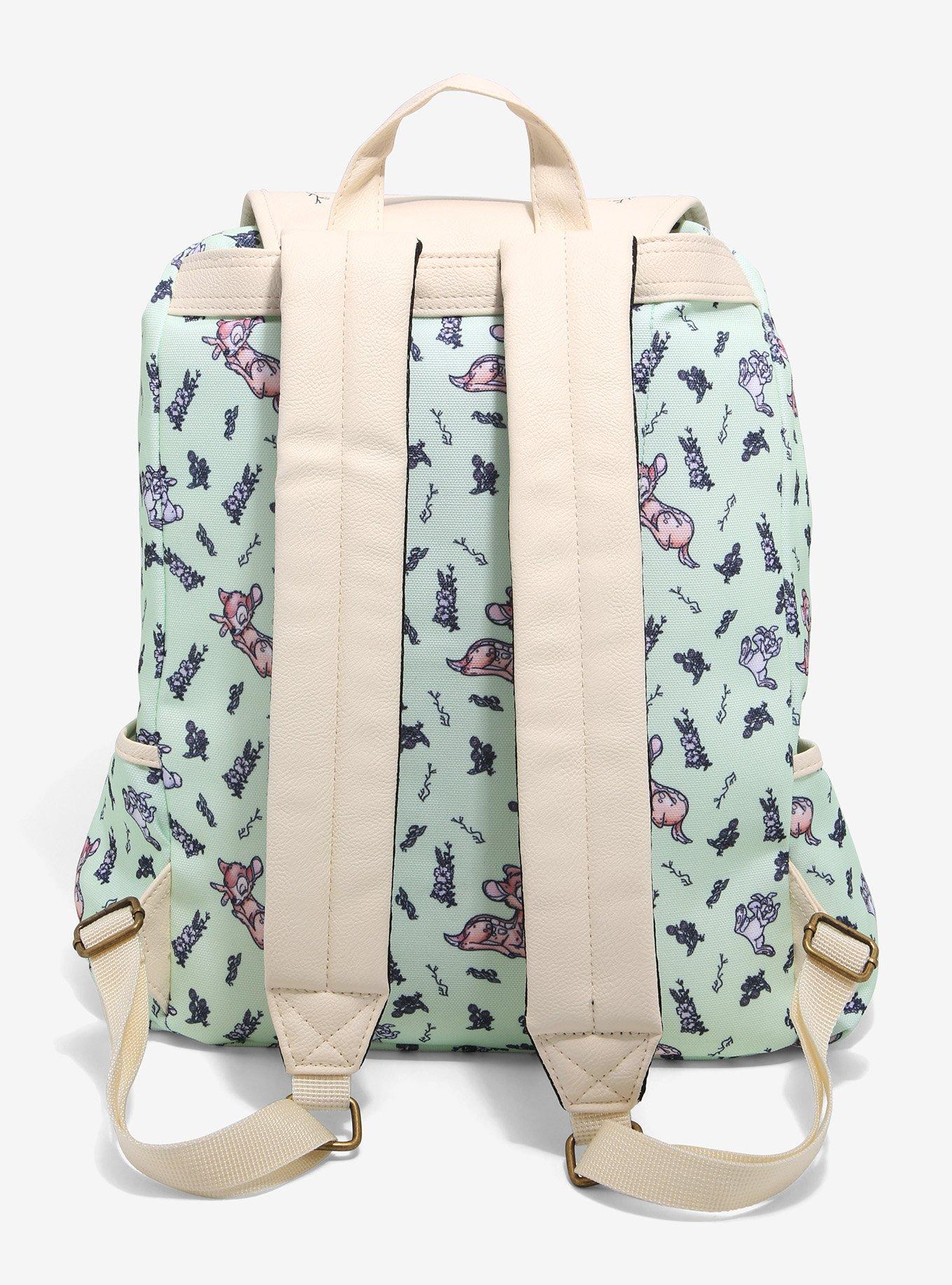 Loungefly Disney Bambi & Thumper Floral Slouch Backpack, , alternate