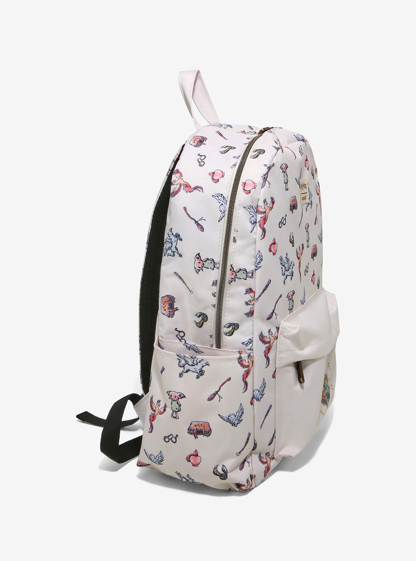 Loungefly Harry Potter Magical Creatures & Items Backpack, , alternate