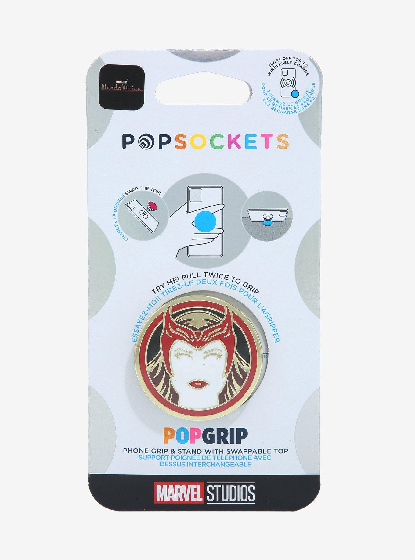 Marvel Scarlet Witch Portrait Enamel PopSocket, , alternate