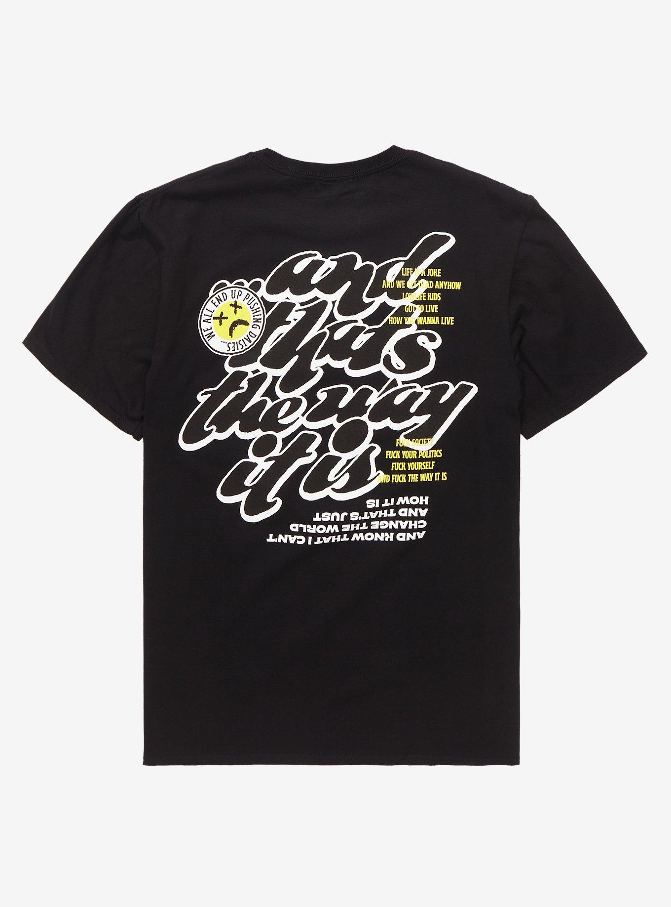 Neck Deep Pushing Daisies T-Shirt, BLACK, alternate