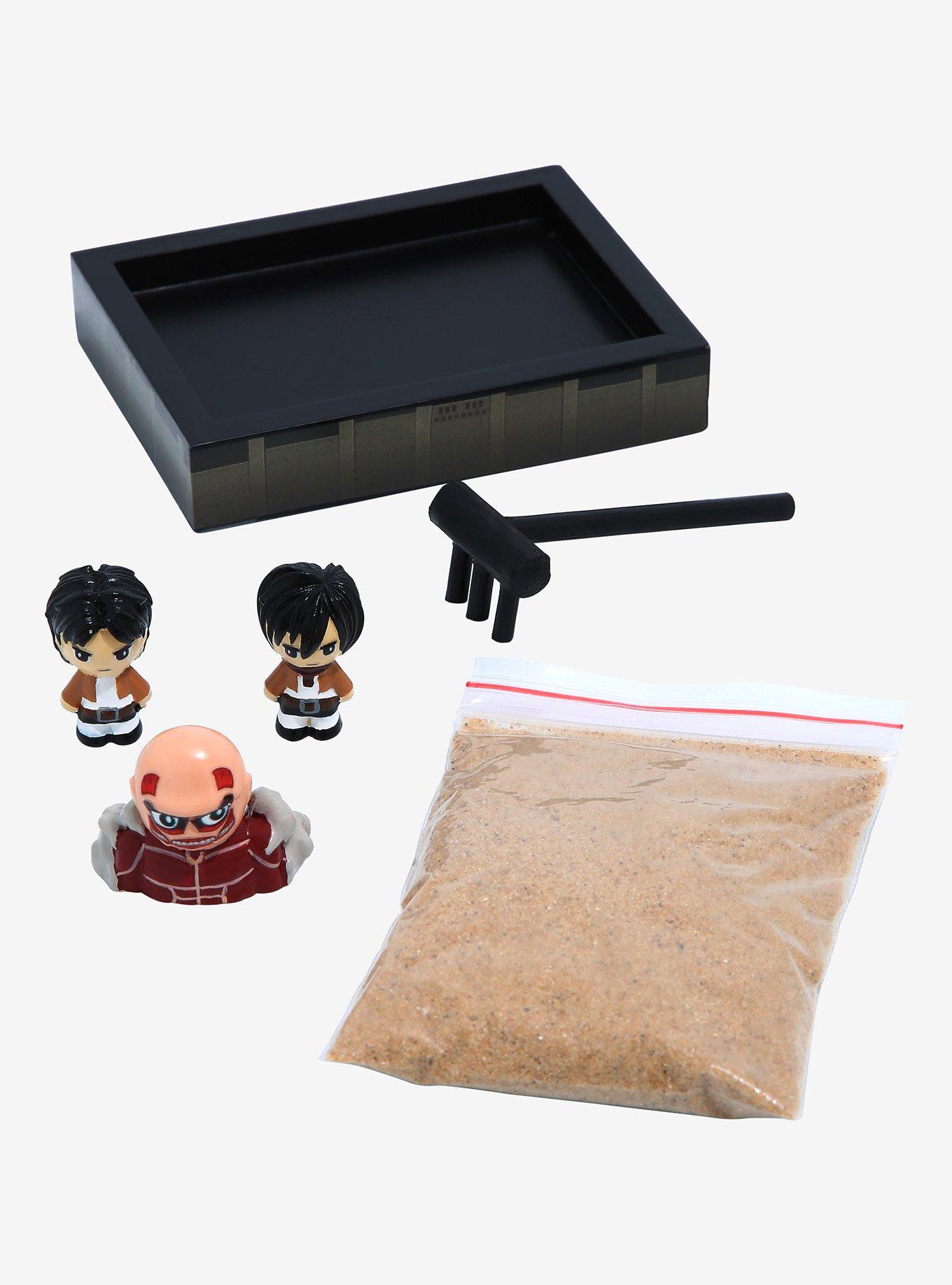 Attack on Titan Colossal Titan & Scout Regiment Soldiers Mini Sand Garden - BoxLunch Exclusive, , alternate