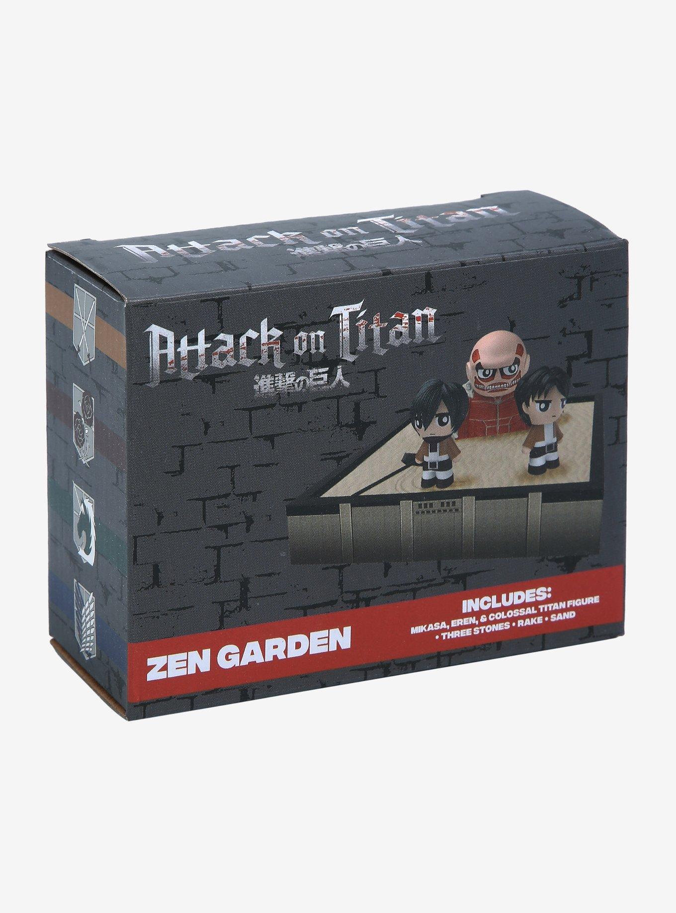 Attack on Titan Colossal Titan & Scout Regiment Soldiers Mini Sand Garden - BoxLunch Exclusive, , alternate