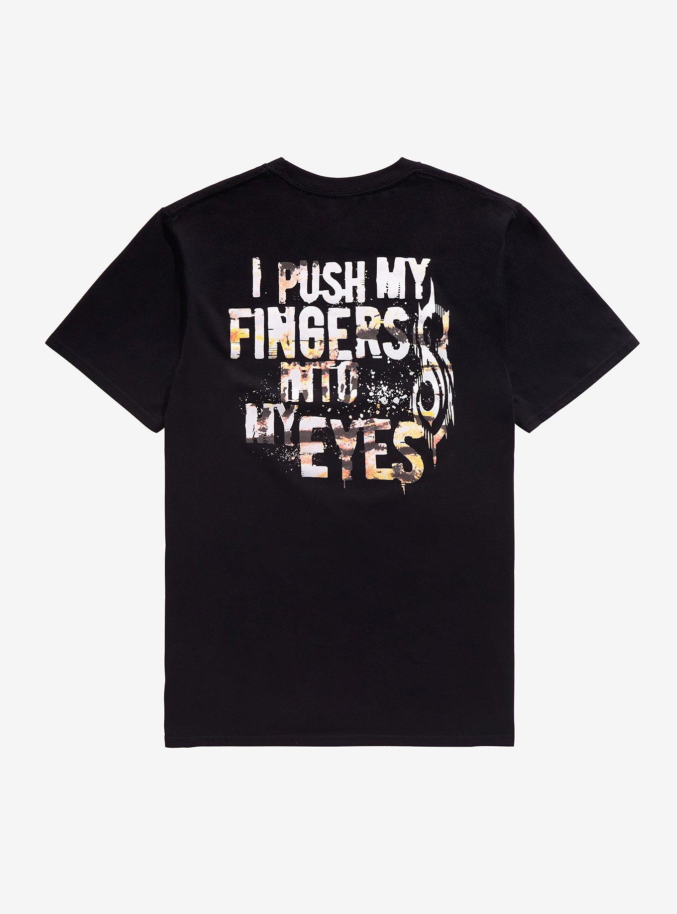Slipknot Push Fingers Into Eyes T-Shirt, BLACK, alternate