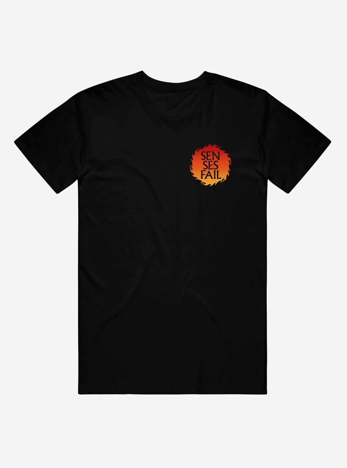 Senses Fail Hell Is In Your Head T-Shirt, BLACK, alternate