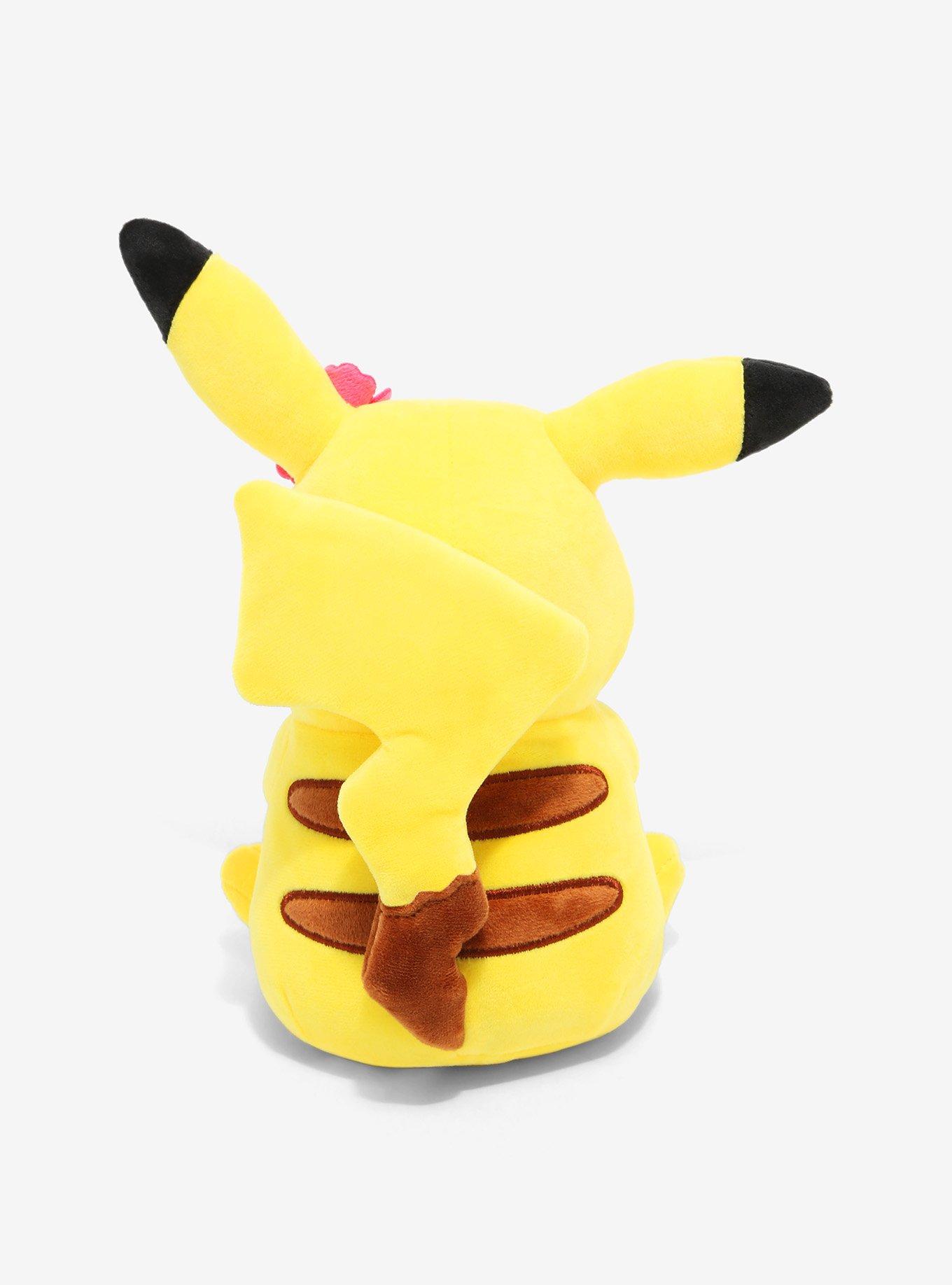 Pokemon Pikachu Pink Flower Plush, , alternate