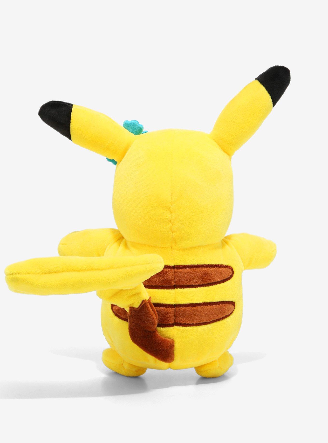 Pokemon Pikachu Blue Flower Plush, , alternate