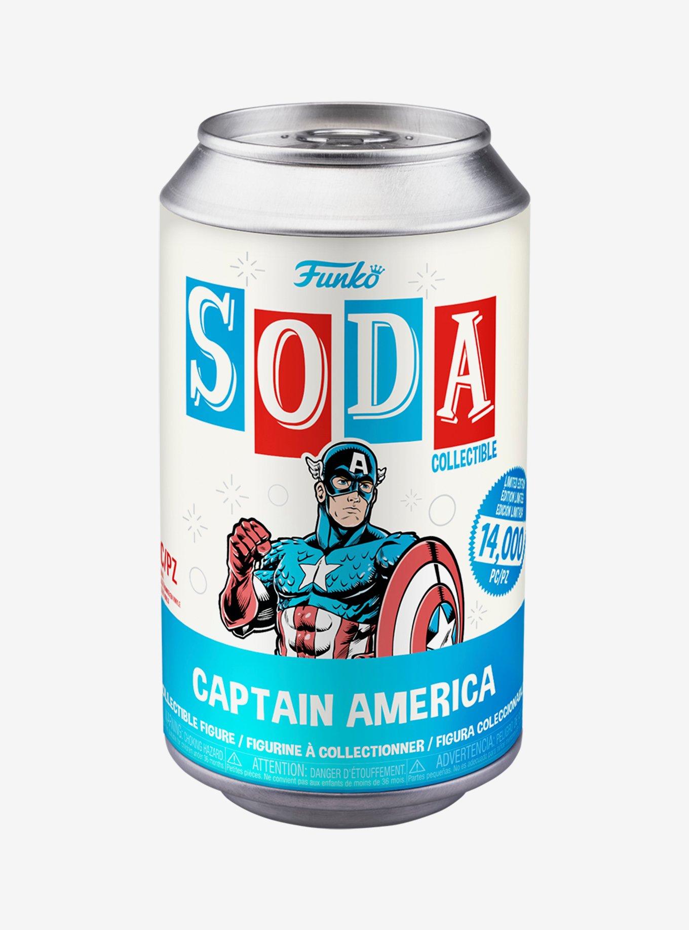 Funko Marvel Soda Captain American Vinyl Figure, , alternate