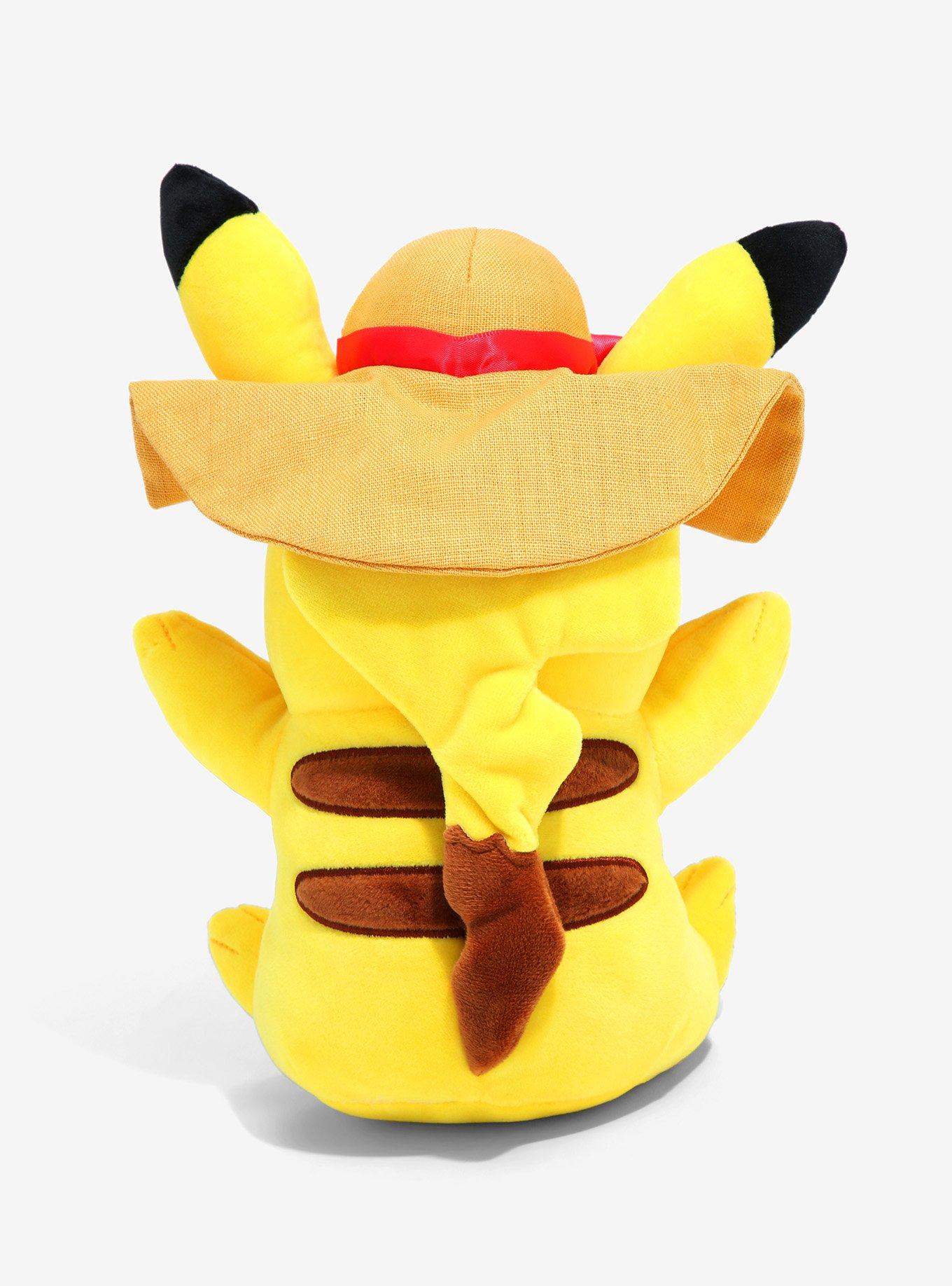 Pok&eacute;mon Pikachu with Summer Hat 8 Inch Plush, , alternate