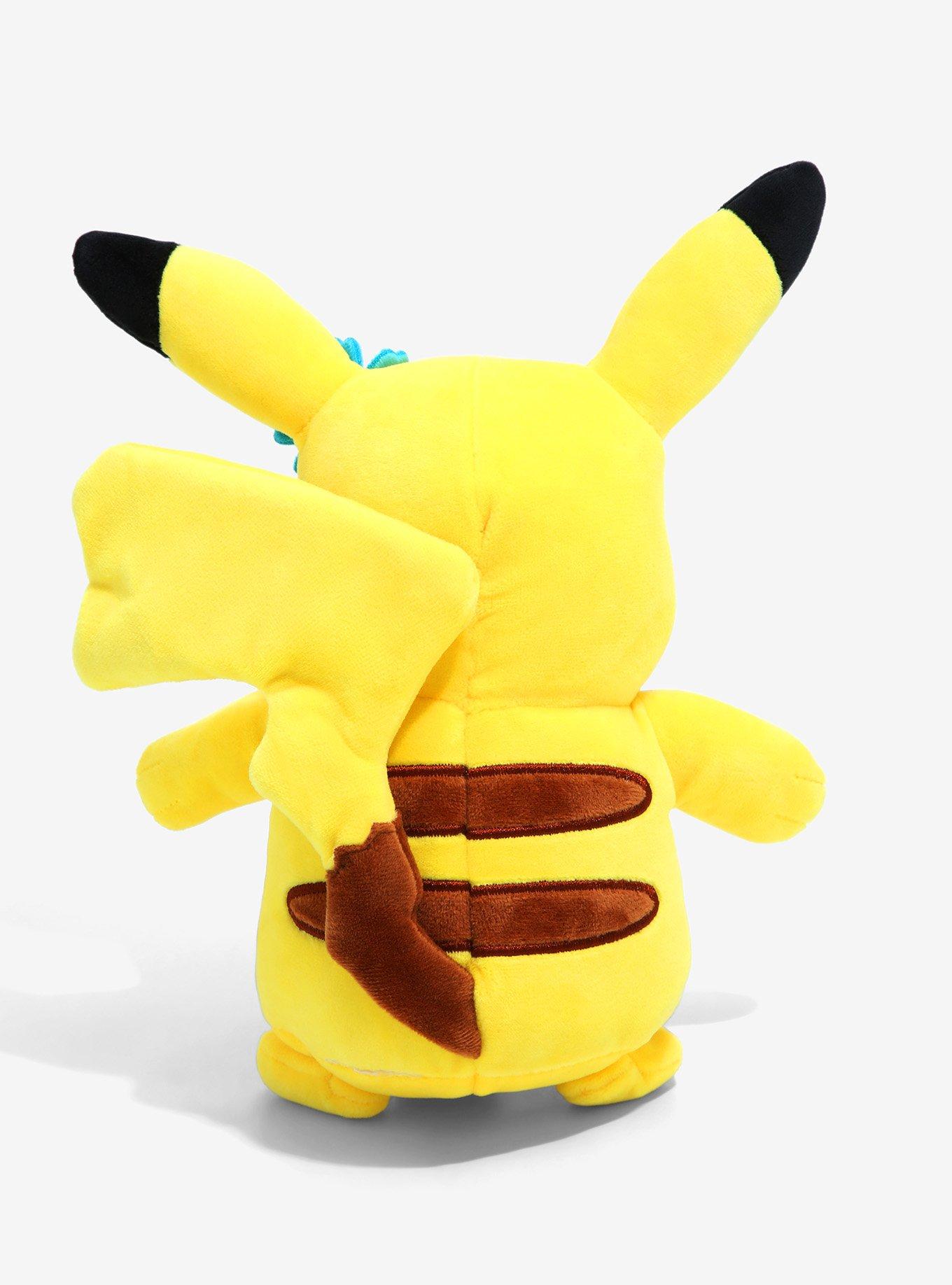 Pok&eacute;mon Pikachu with Blue Flower 8 Inch Plush, , alternate