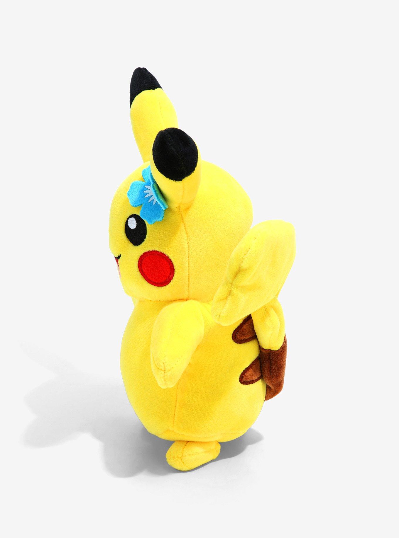 Pok&eacute;mon Pikachu with Blue Flower 8 Inch Plush, , alternate