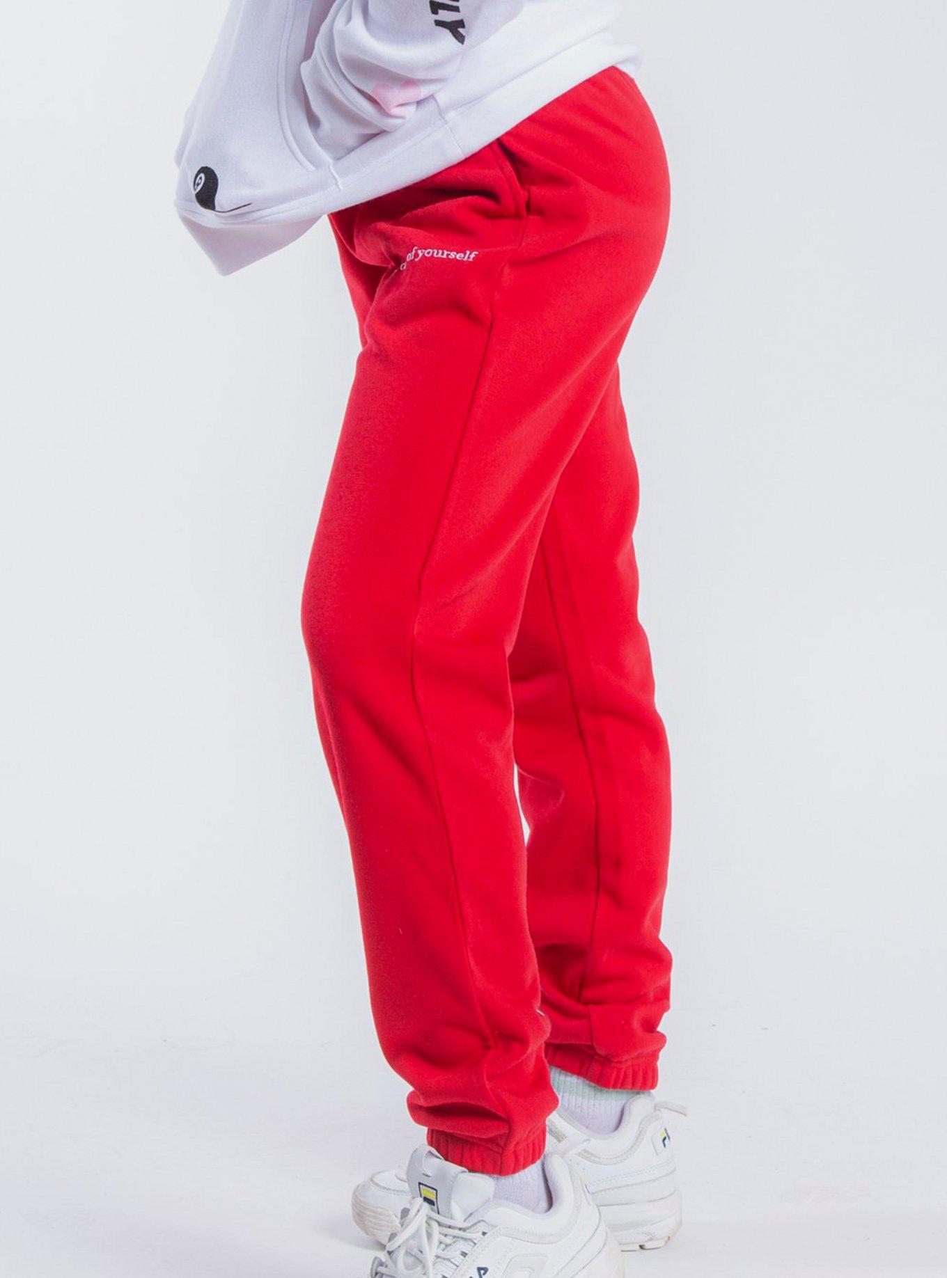 Red Take Care Of Yourself Sweatpants, RED, alternate - view 2