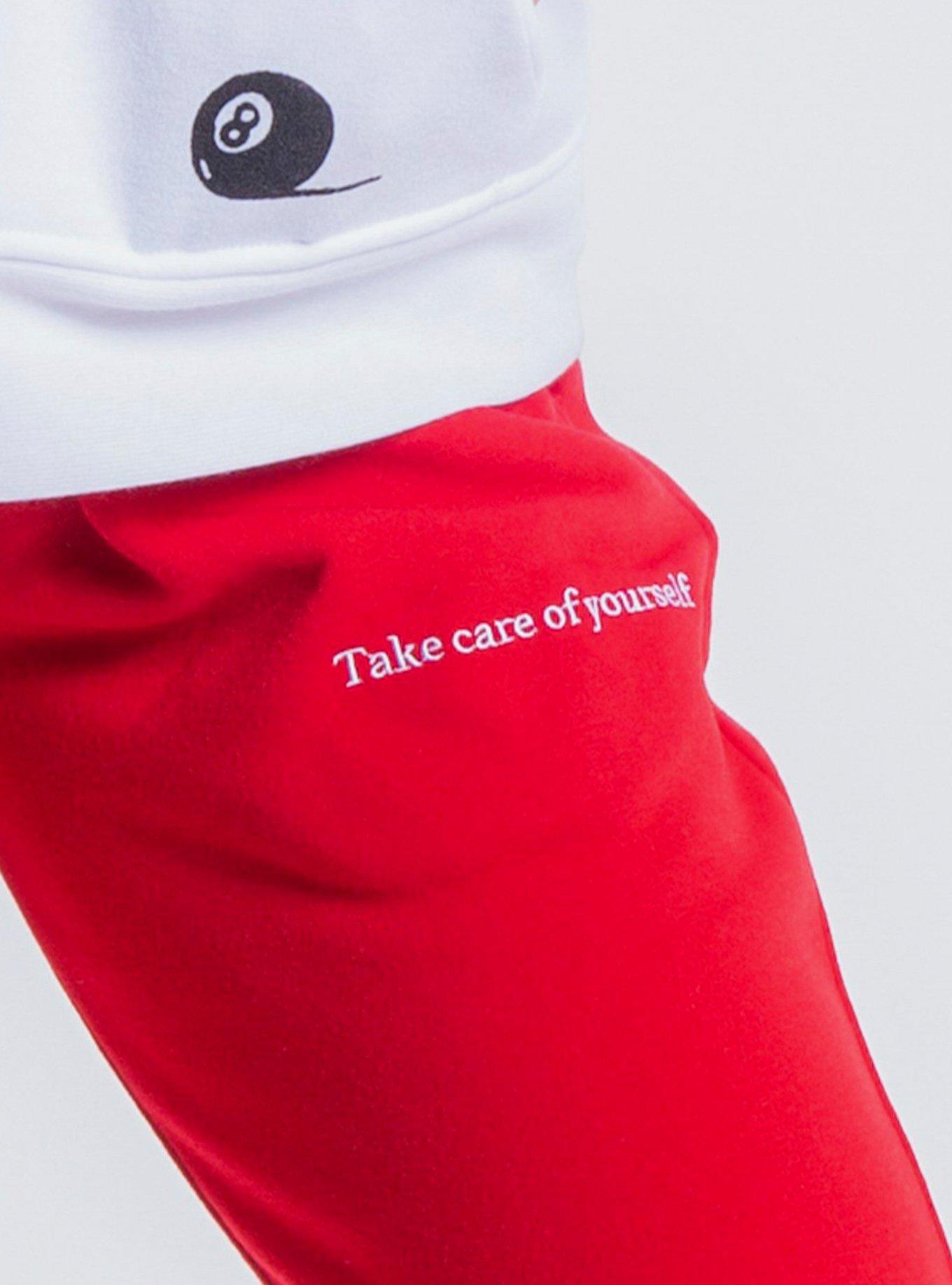 Red Take Care Of Yourself Sweatpants, RED, alternate - view 4
