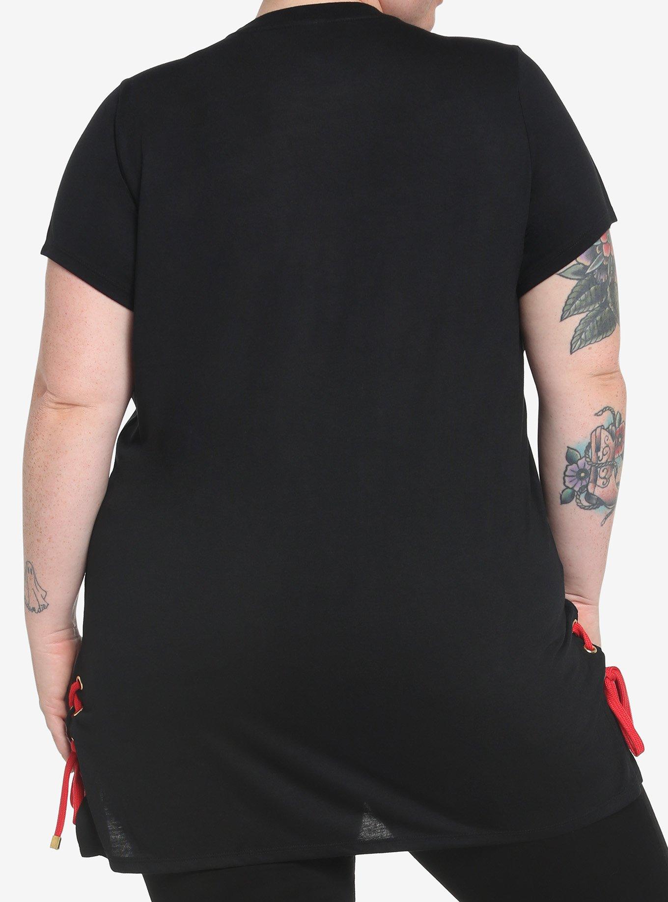 Her Universe Studio Ghibli Spirited Away Haku Tunic Top Plus Size, BLACK GOLD, alternate