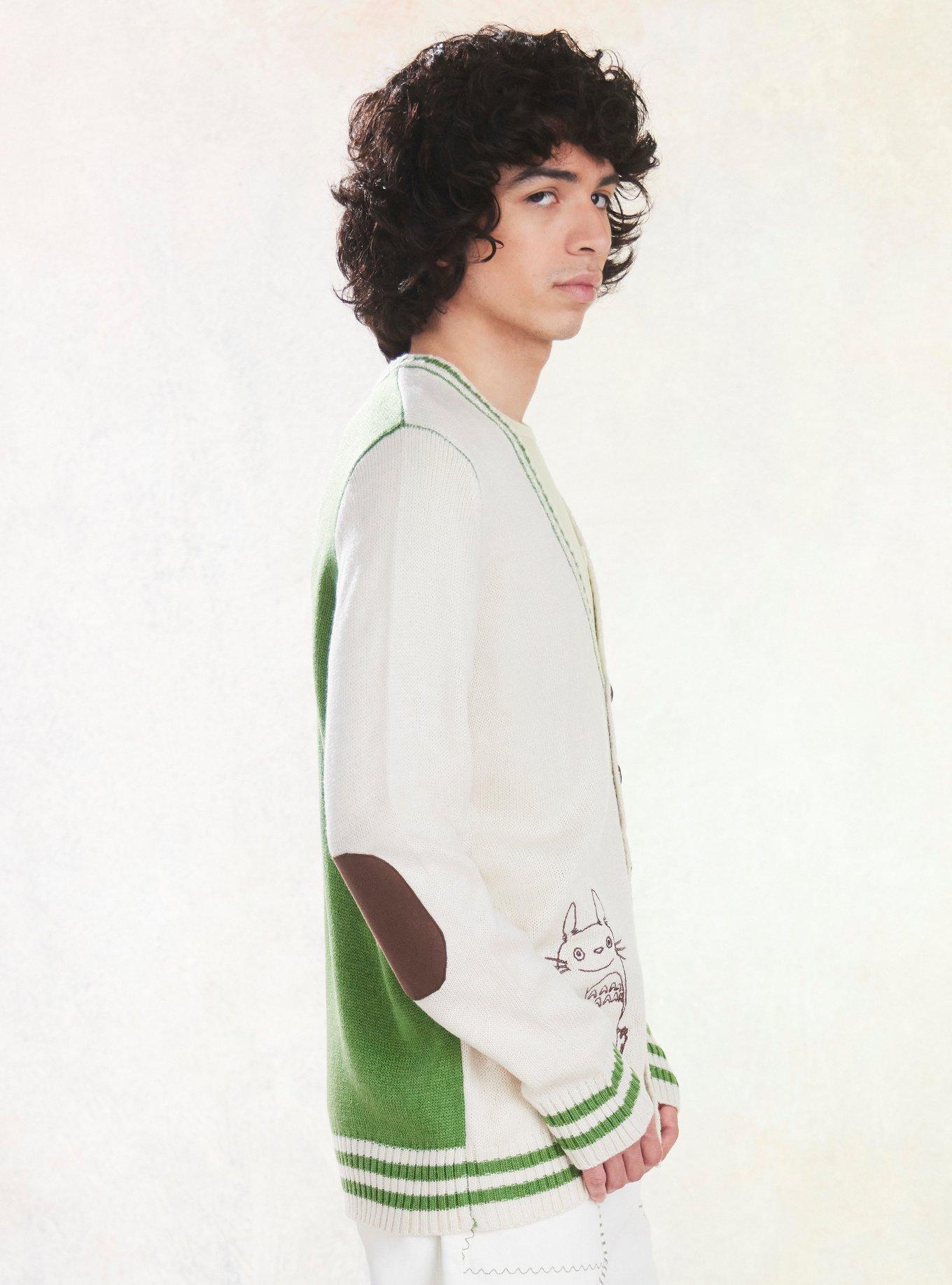 Our Universe Studio Ghibli My Neighbor Totoro Split Cardigan, GREEN  WHITE, alternate