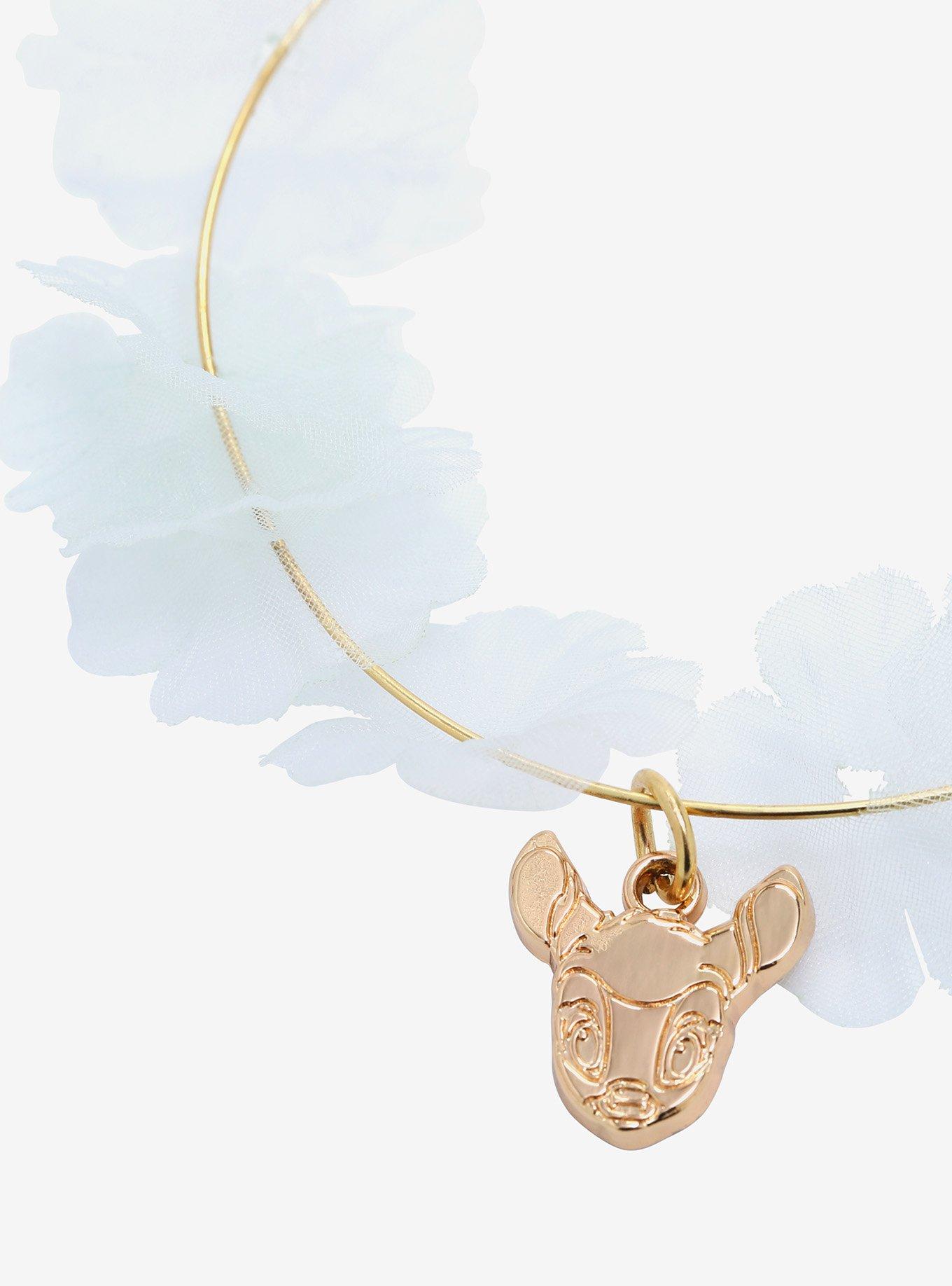 Disney Bambi Floral Hoop Earrings - BoxLunch Exclusive, , alternate