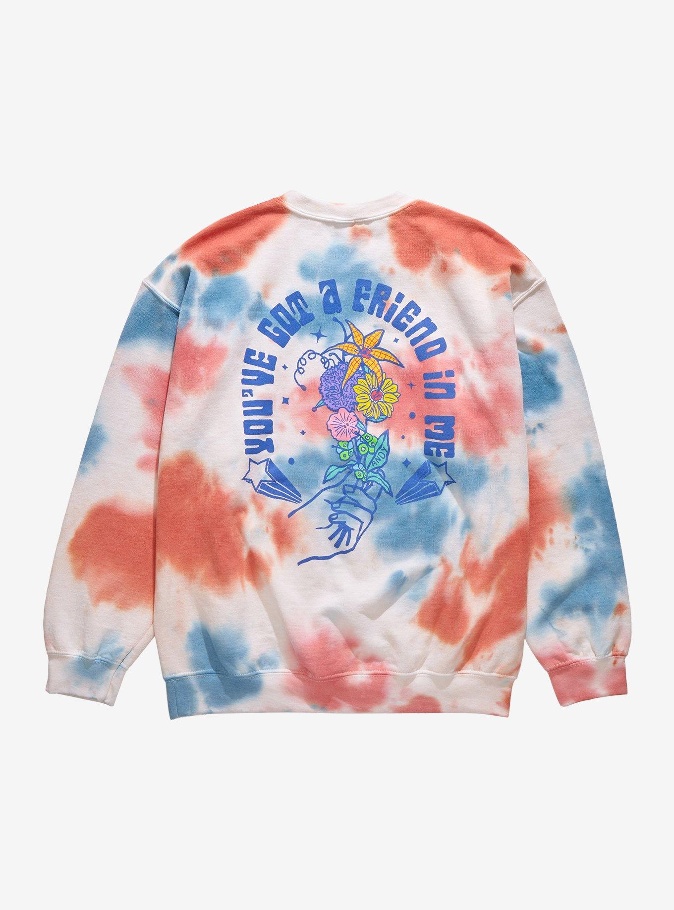 Disney Pixar Toy Story You've Got a Friend in Me Tie-Dye Crewneck - BoxLunch Exclusive, TIE DYE, alternate