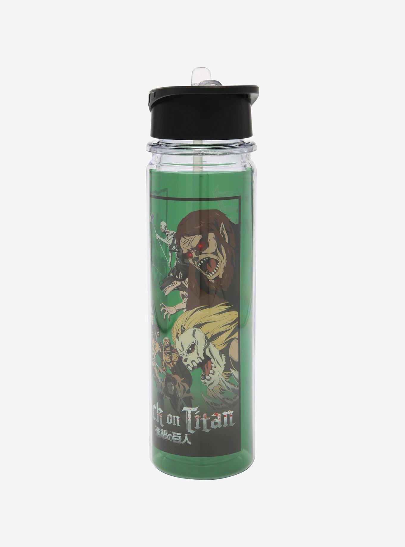Attack On Titan Scouts & Titans Water Bottle, , alternate