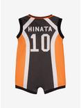 Haikyu!! Shoyo Hinata Karasuno High School Infant Basketball Jersey Romper - BoxLunch Exclusive, MULTI, alternate
