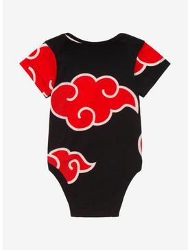 Naruto Shippuden Akatsuki Clouds Allover Print Infant One-Piece - BoxLunch Exclusive, , hi-res