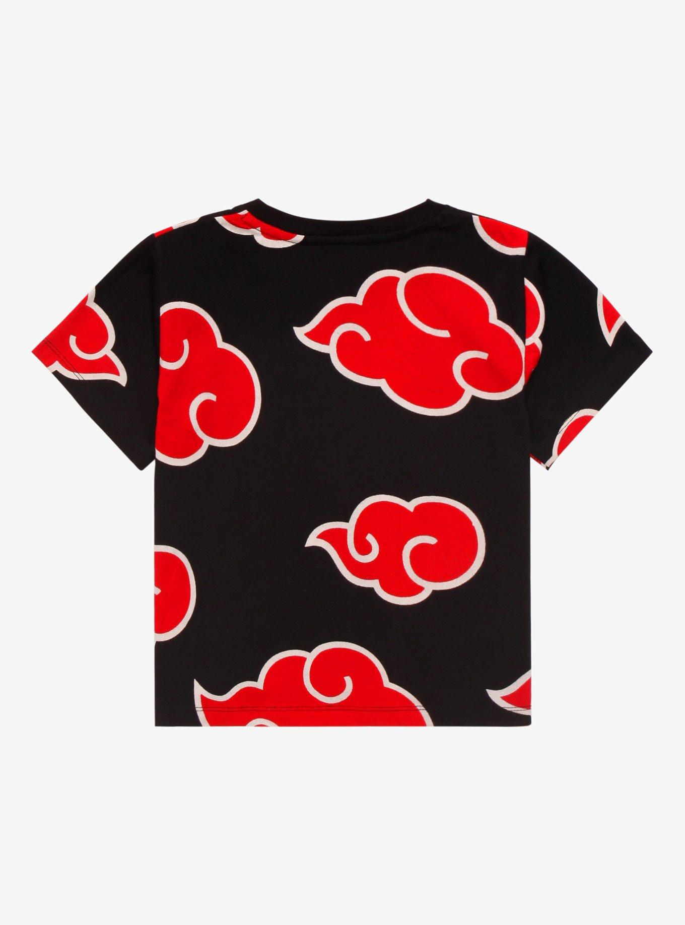 Naruto Shippuden Akatsuki Clouds Allover Print Toddler T-Shirt - BoxLunch Exclusive, , hi-res