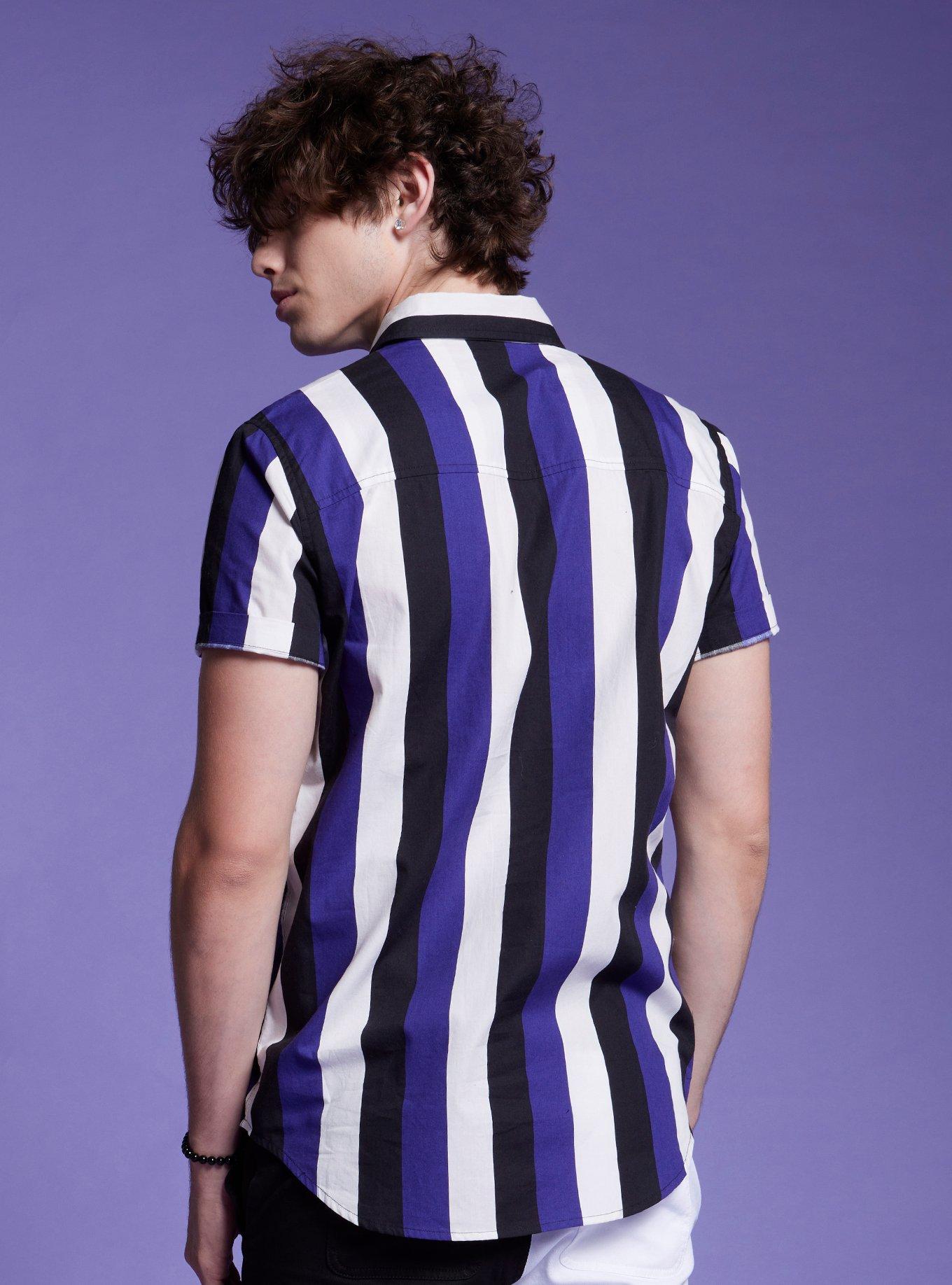 Our Universe Studio Ghibli Kiki's Delivery Service Stripe Jiji Woven Button-Up, MULTI, alternate