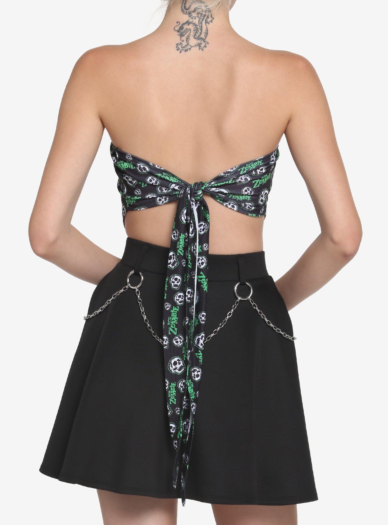 Rob Zombie Bandana Top, BLACK, alternate