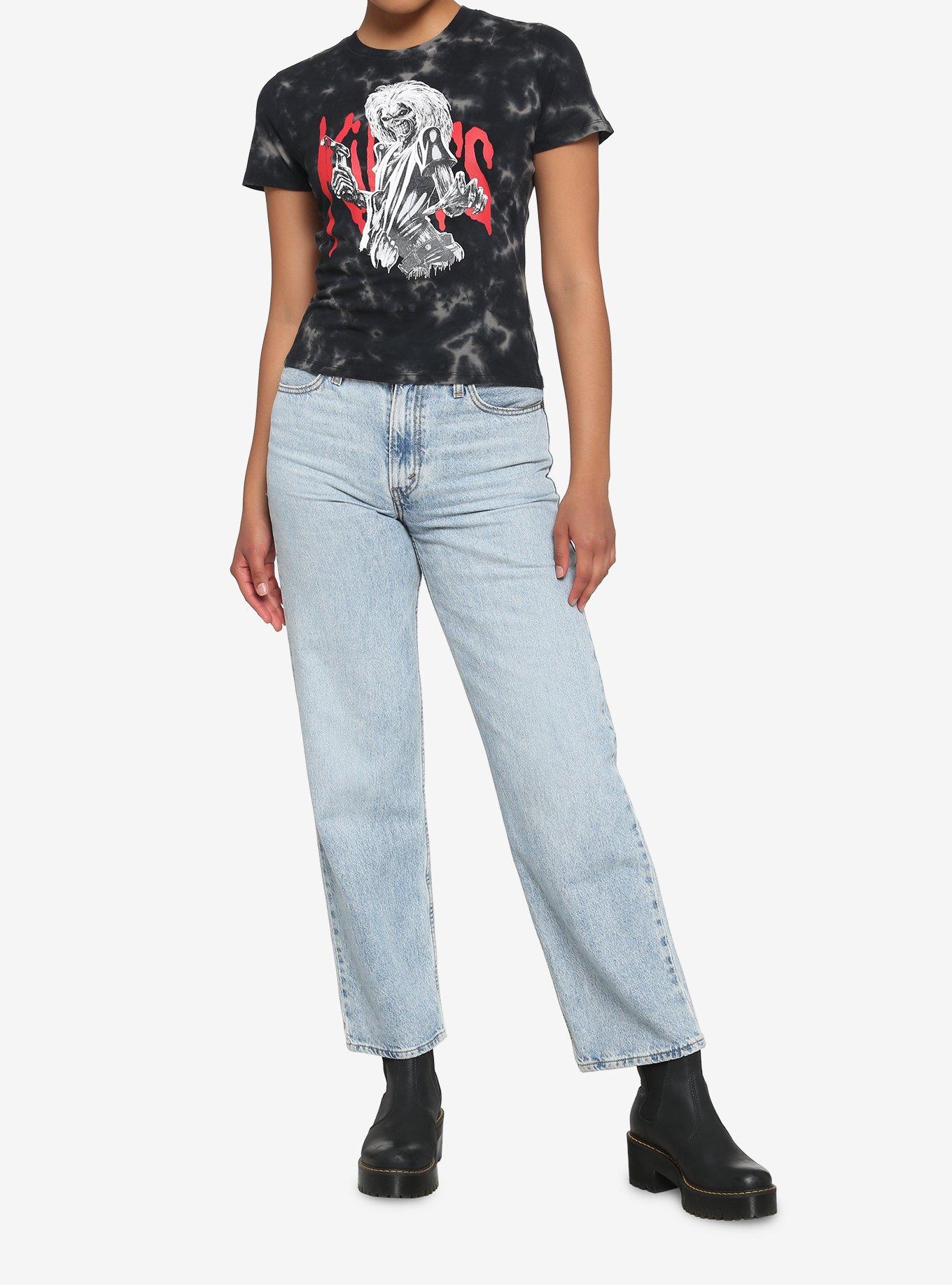 Iron Maiden Killers Tie-Dye Girls Baby T-Shirt, MULTI, alternate
