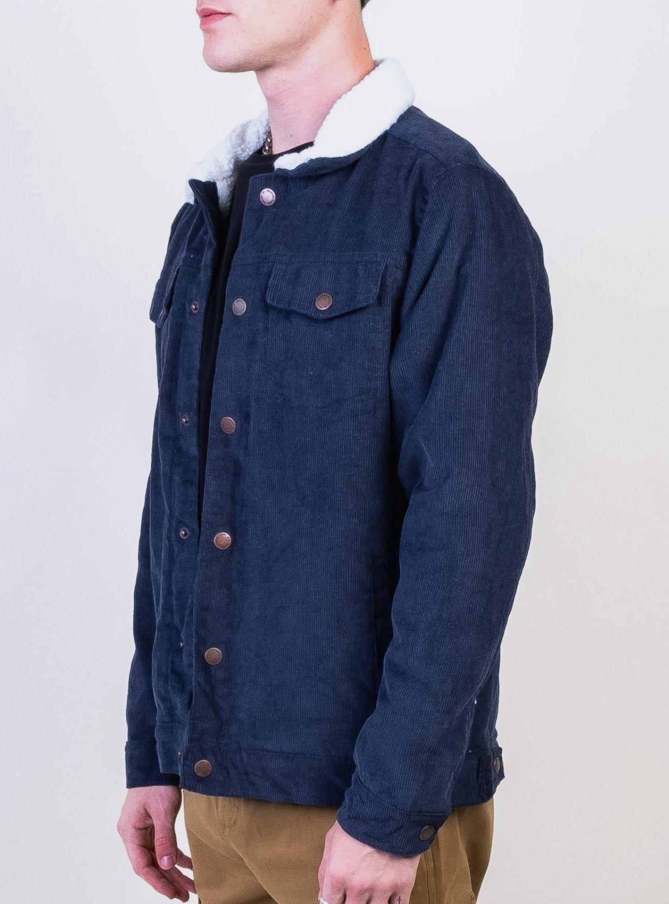 Sherpa Lined Corduroy Jacket, BLUE, alternate