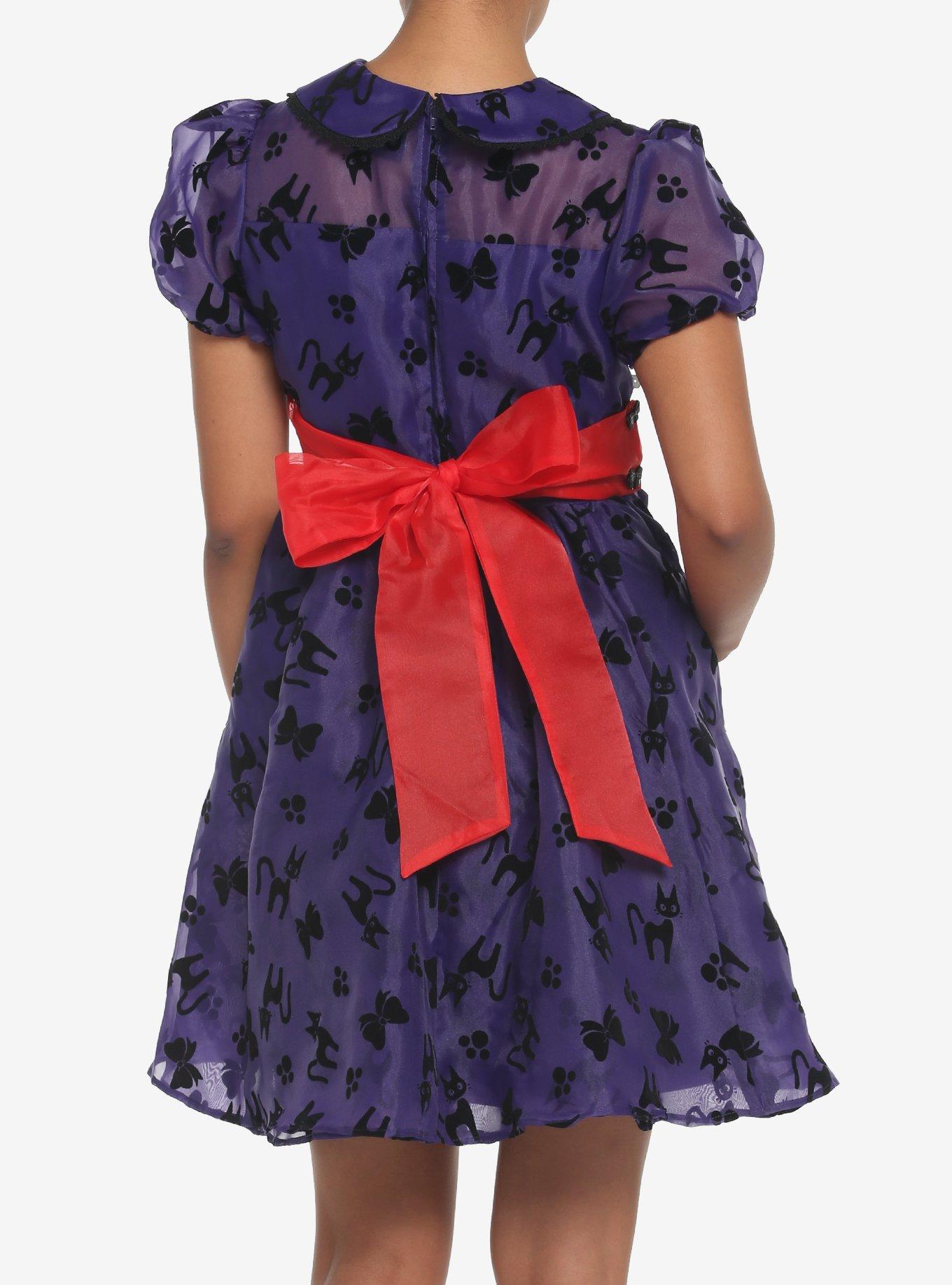 Her Universe Studio Ghibli Kiki's Delivery Service Jiji Puffy Organza Dress, MULTI, alternate