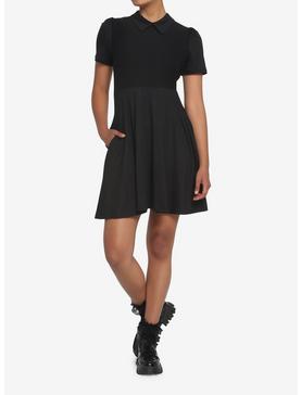 Black Collar Dress, , hi-res