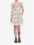 Ivory Mushroom Lace Skirt, IVORY, alternate