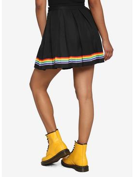 Rainbow Ribbon Pleated Skirt, , hi-res