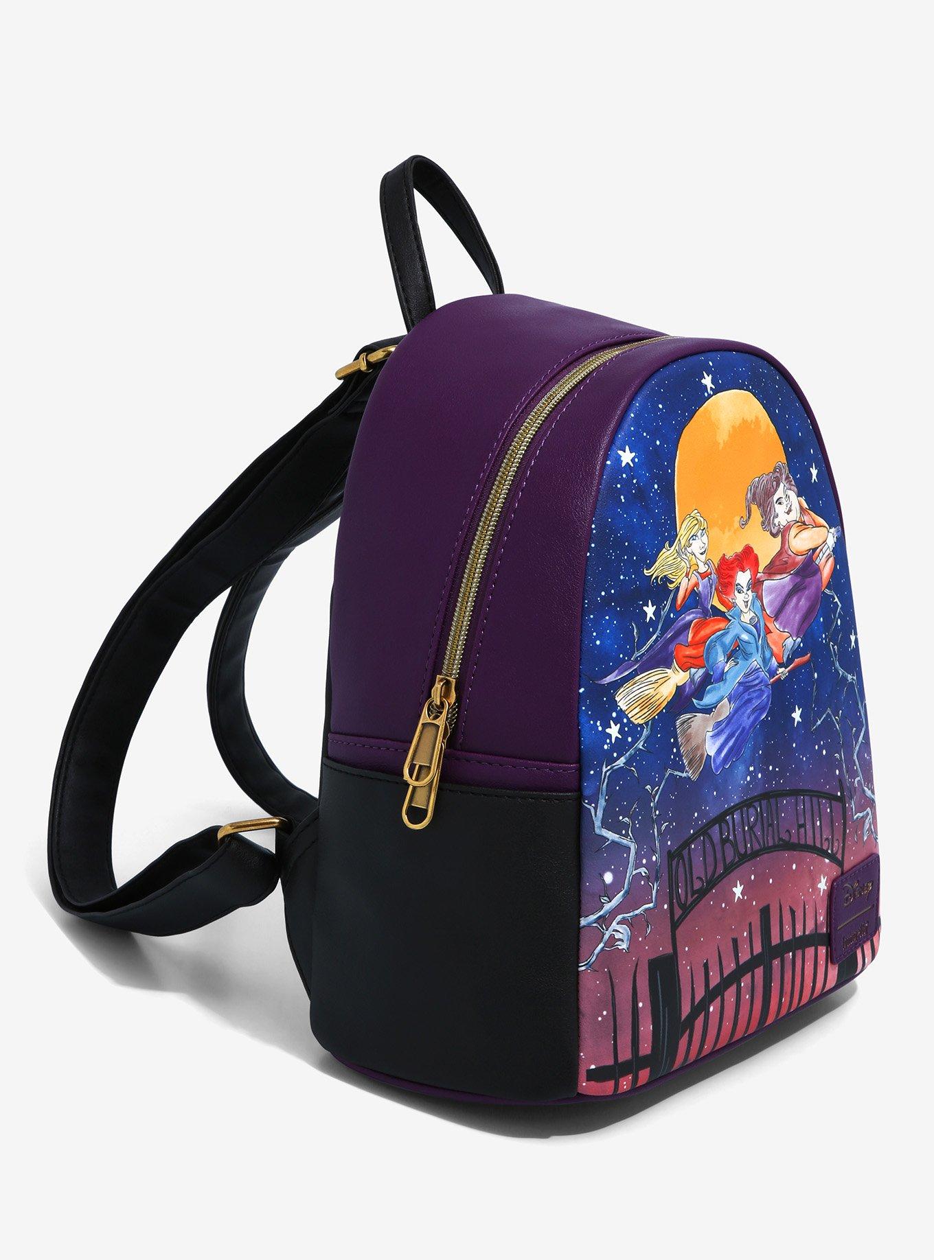 Loungefly Disney Hocus Pocus Cemetery Night Mini Backpack, , alternate