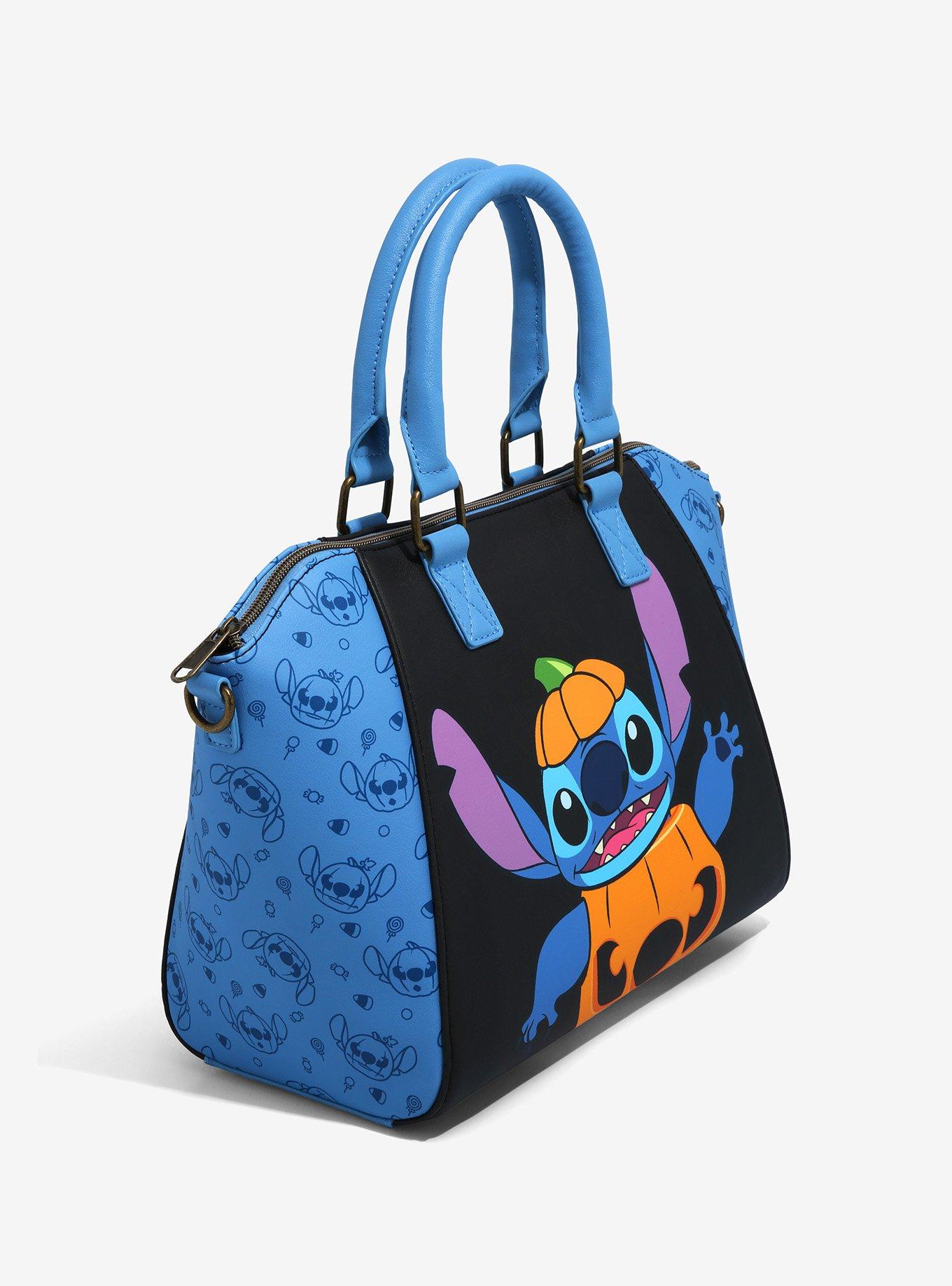 Disney stitch Halloween pumpkin loungefly satchel 2024 bag