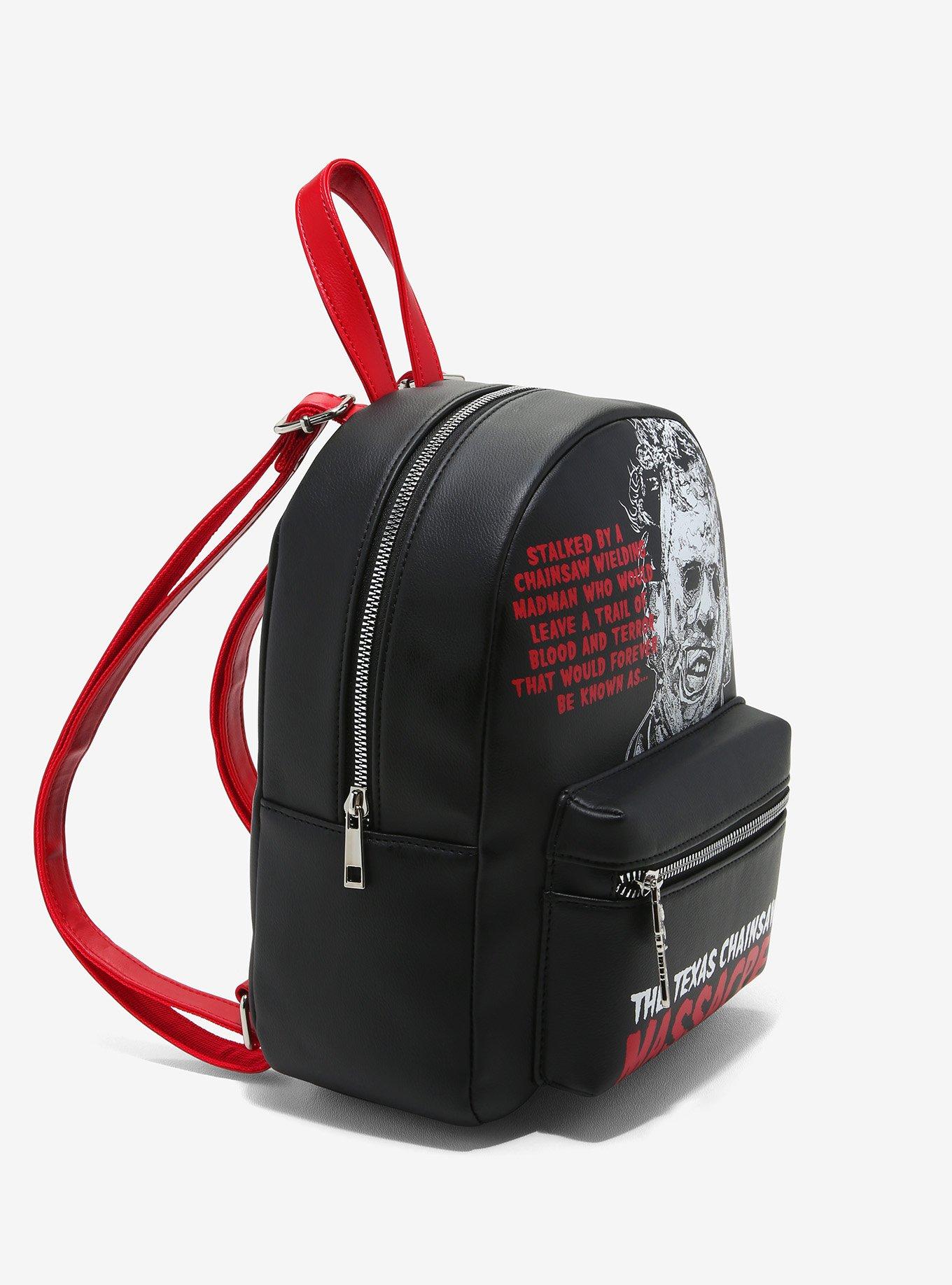 Texas Chainsaw Massacre Leatherface Quote Mini Backpack, , alternate