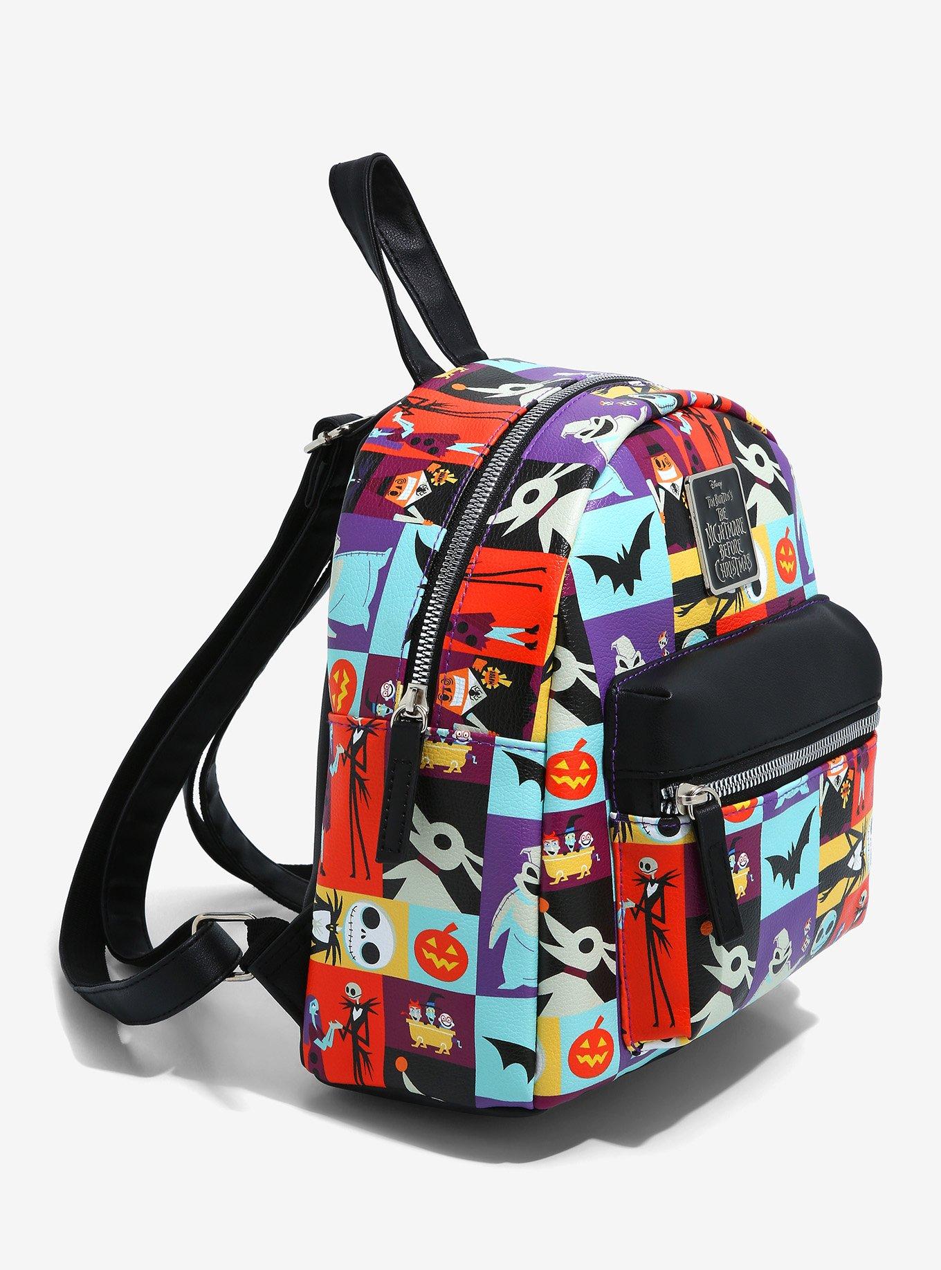 The Nightmare Before Christmas Character Grid Mini Backpack, , alternate