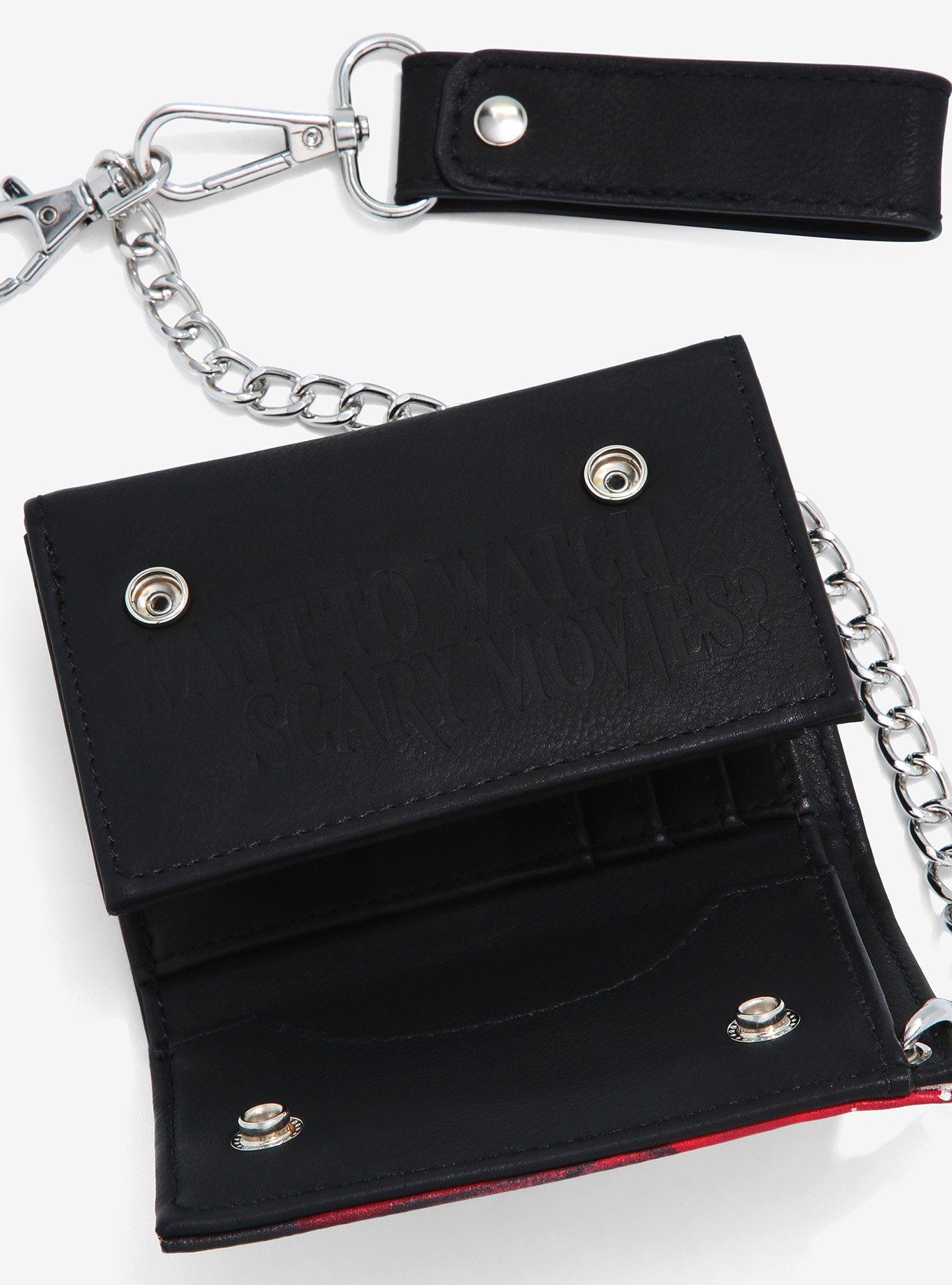 Scream Ghost Face Trifold Chain Wallet, , alternate