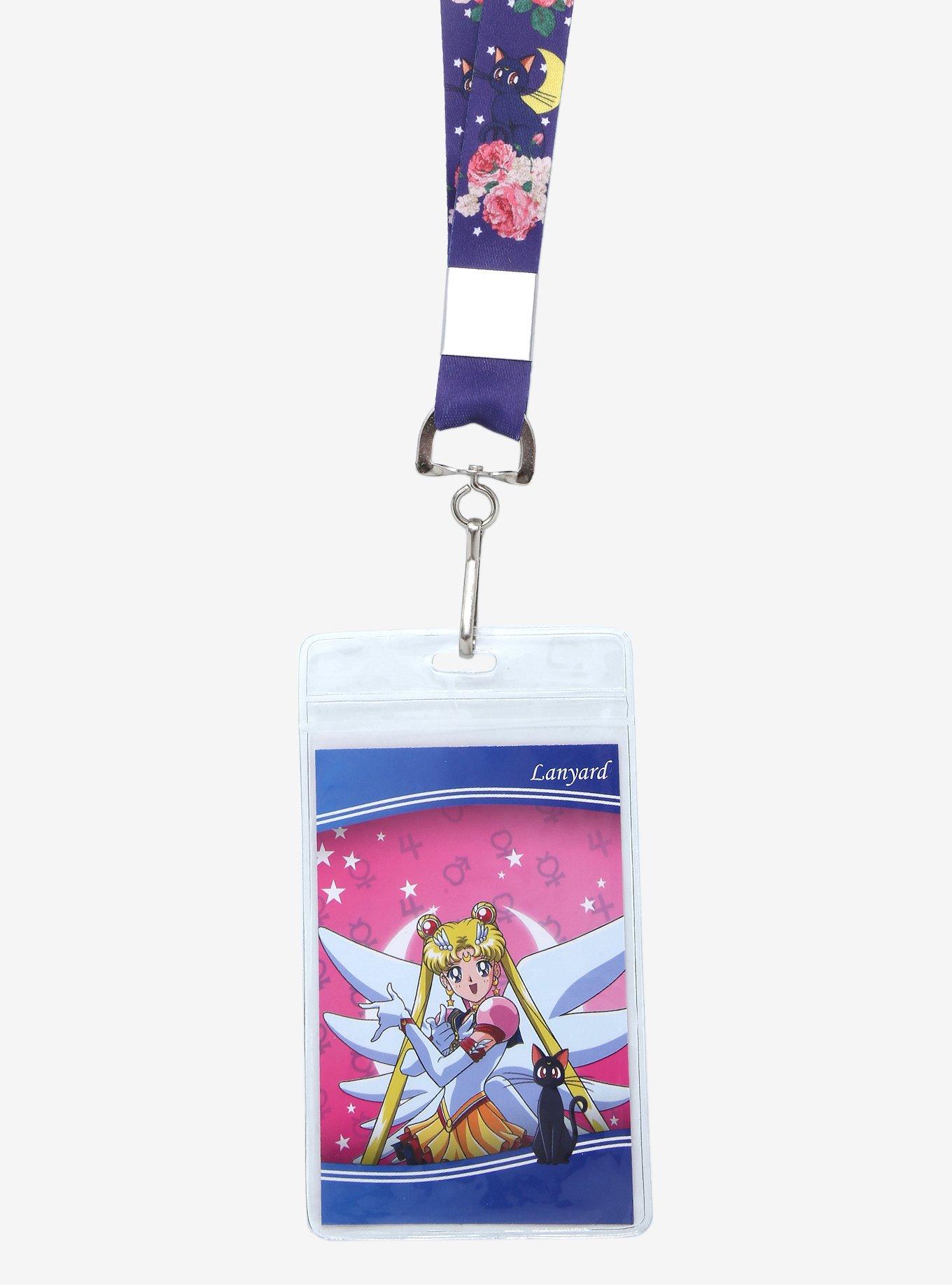 Sailor Moon Super Sailor Moon & Luna Lanyard - BoxLunch Exclusive, , alternate