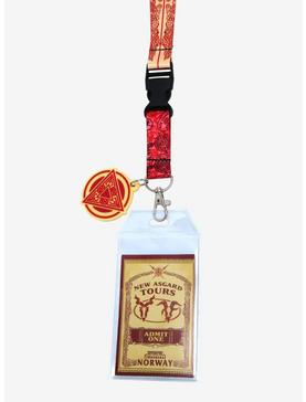 Marvel Thor: Love and Thunder New Asgard Tours Lanyard - BoxLunch Exclusive, , hi-res