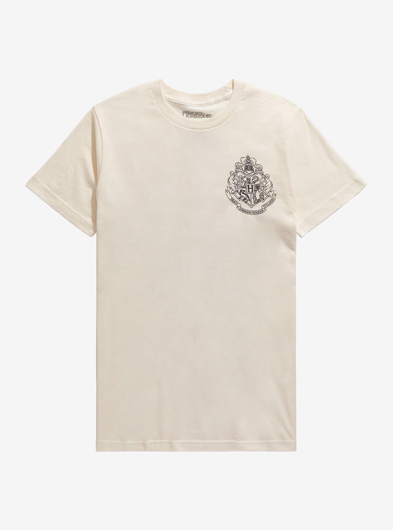 Fantastic Beasts: The Secrets Of Dumbledore Hogwarts Crest T-Shirt, BLACK, alternate