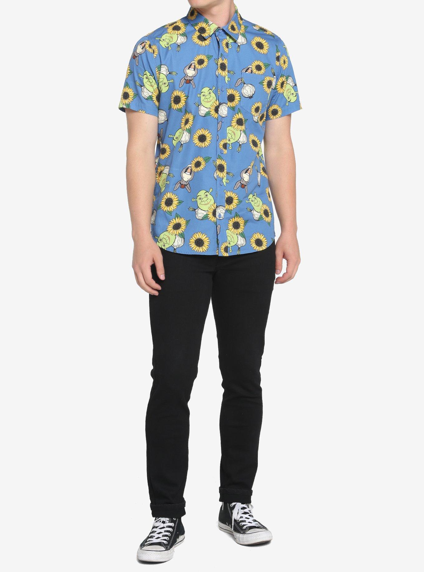 Shrek Besties Woven Button-Up, MULTI, alternate