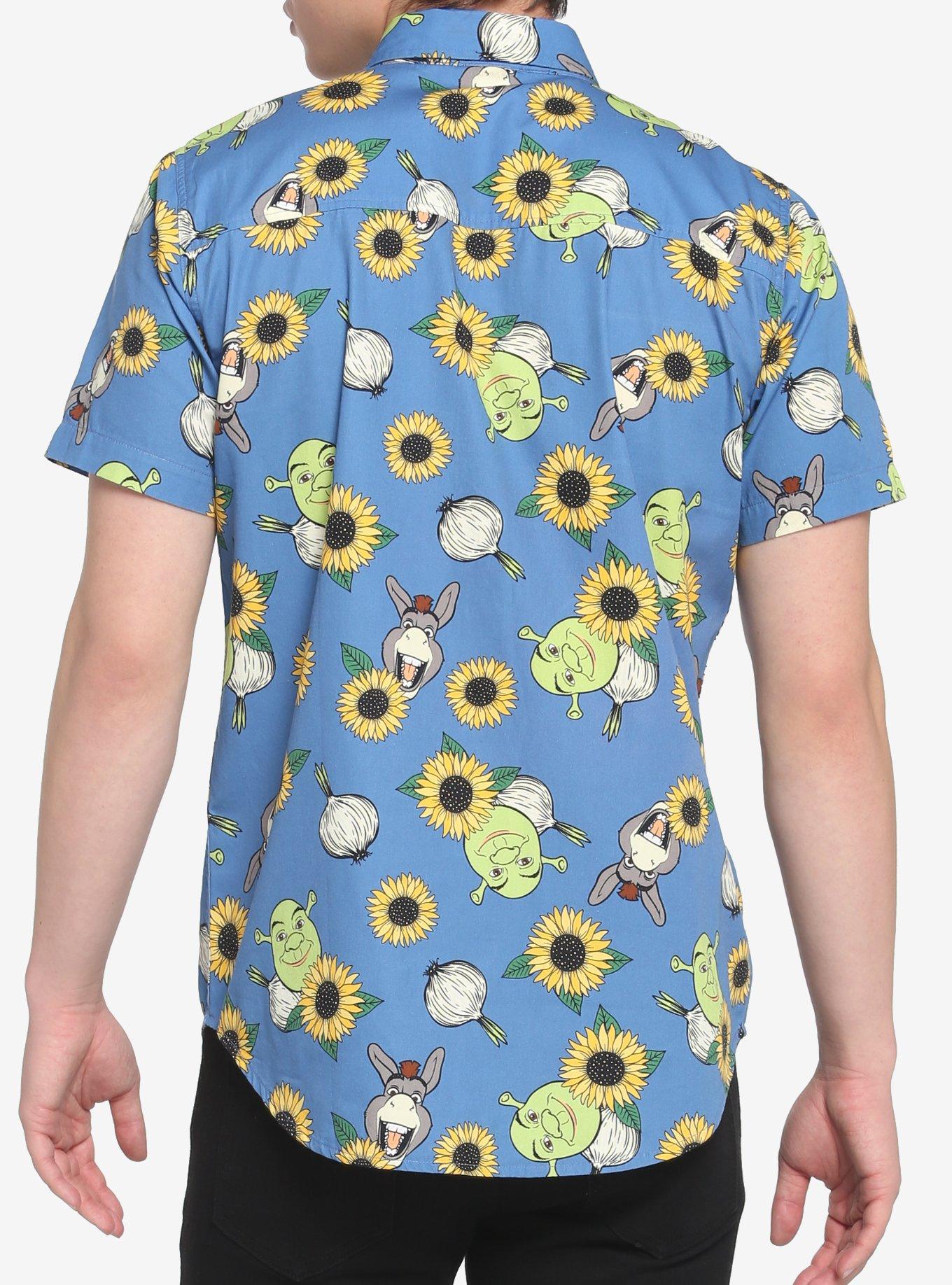 Shrek Besties Woven Button-Up, MULTI, alternate