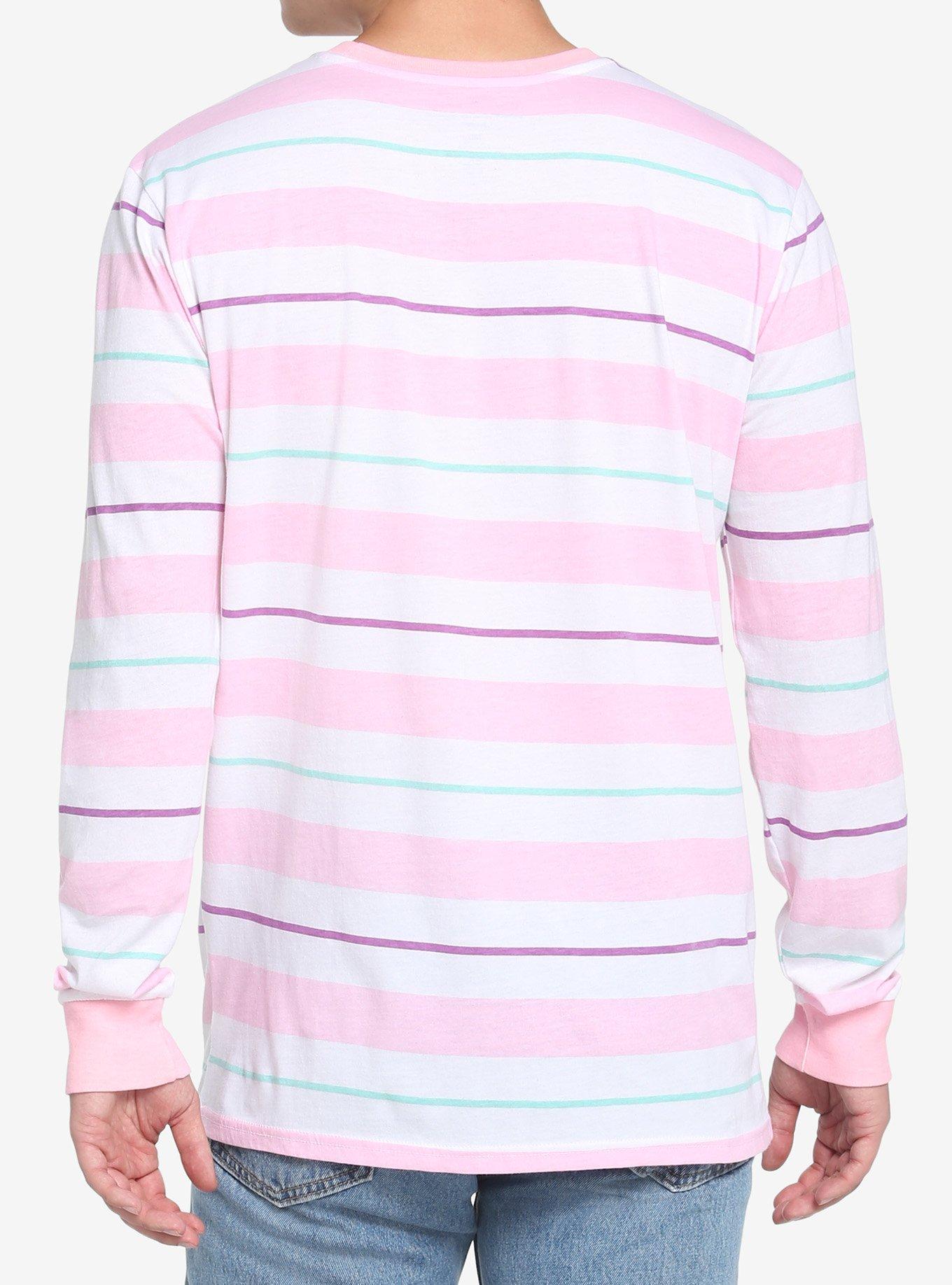 Cinnamoroll Pompompurin Pochacco Stripe Long-Sleeve T-Shirt, MULTI, alternate