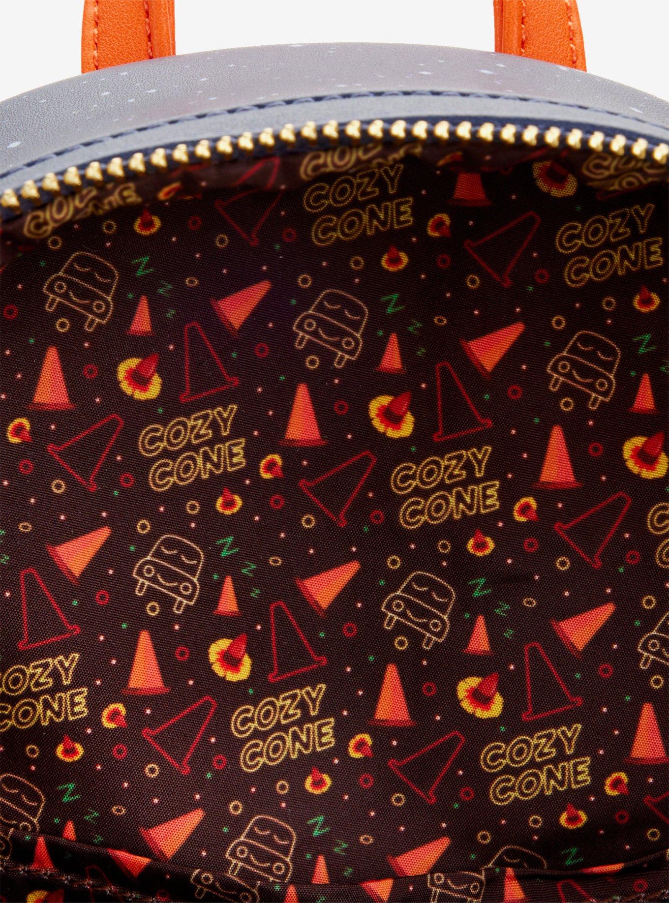 Loungefly Disney Pixar Cars Cozy Cone Glow-In-The-Dark Mini Backpack, , alternate
