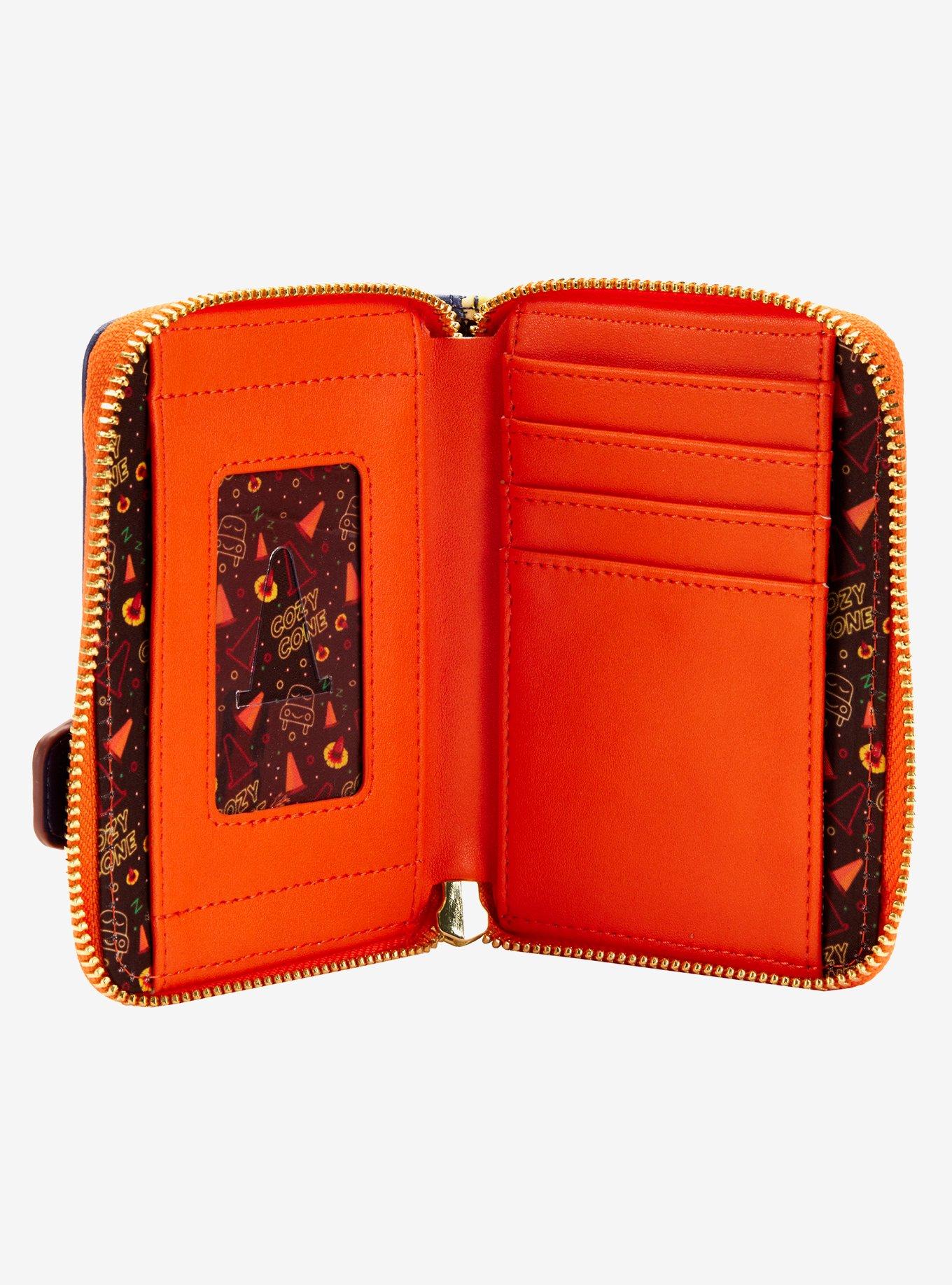 Loungefly Disney Pixar Cars Cozy Cone Glow-In-The-Dark Zipper Wallet, , alternate
